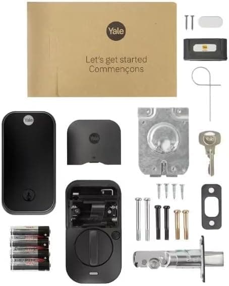 Assure 2 Lock Black Suede Keyed Single Cylinder Deadbolt with Push Button Keypad and Bluetooth - YRD410-BLE-BSP - Image 3
