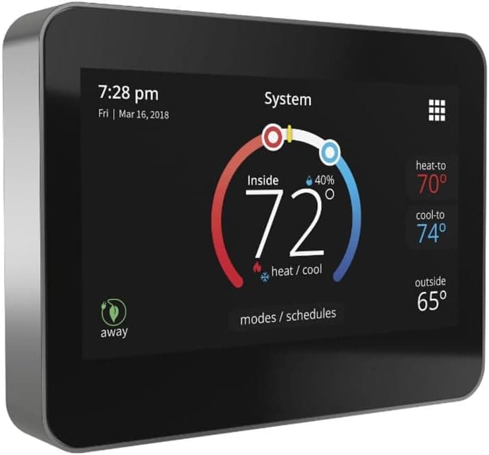 Lennox M30 Touchscreen Smart Wi-Fi Programmable Alexa-Enabled Communicating Remote Access Universal 4 STG Heat/2 Stage Cooling Thermostat, (Model. 15Z69) Easy Install - Image 2