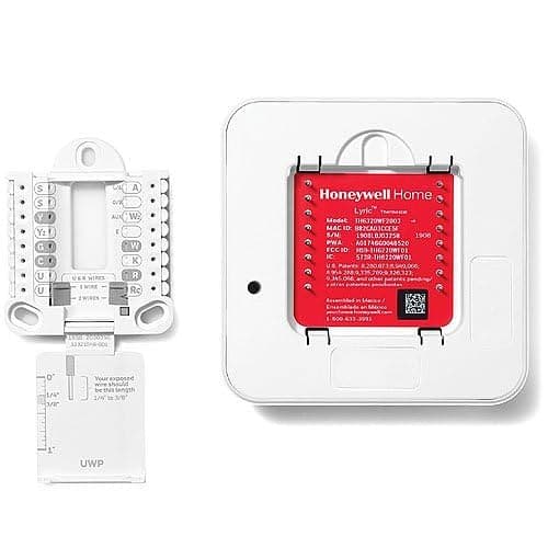Honeywell TH6220WF2006/U Lyric T6 Pro Wi-Fi Programmable Thermostat with Stages Up to 2 Heat/1 Cool Heat Pump or 2 Heat/2 Cool Conventional - Image 3
