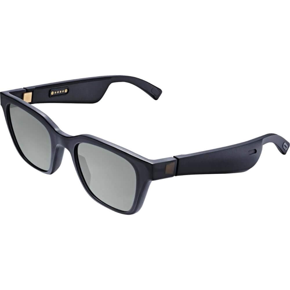 Bose Frames Alto - Smart Glasses, Bluetooth Audio Sunglasses, with Open Ear Headphones, Rectangular, Black