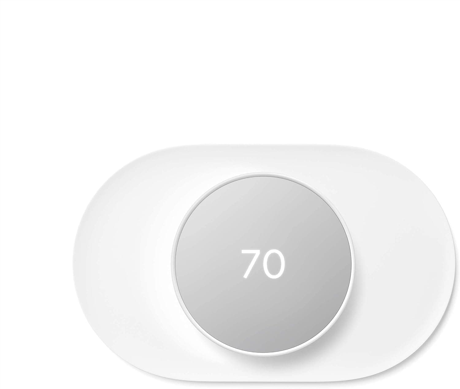 Google Nest Thermostat Trim Kit - Made for the Nest Thermostat - Programmable Wifi Thermostat Accessory - Snow - Image 6