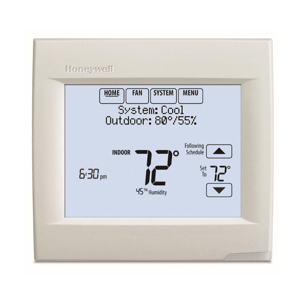 Honeywell TH8110R1008 Vision Pro 8000 Touch Screen Single Stage Thermostat with Red Link Technology