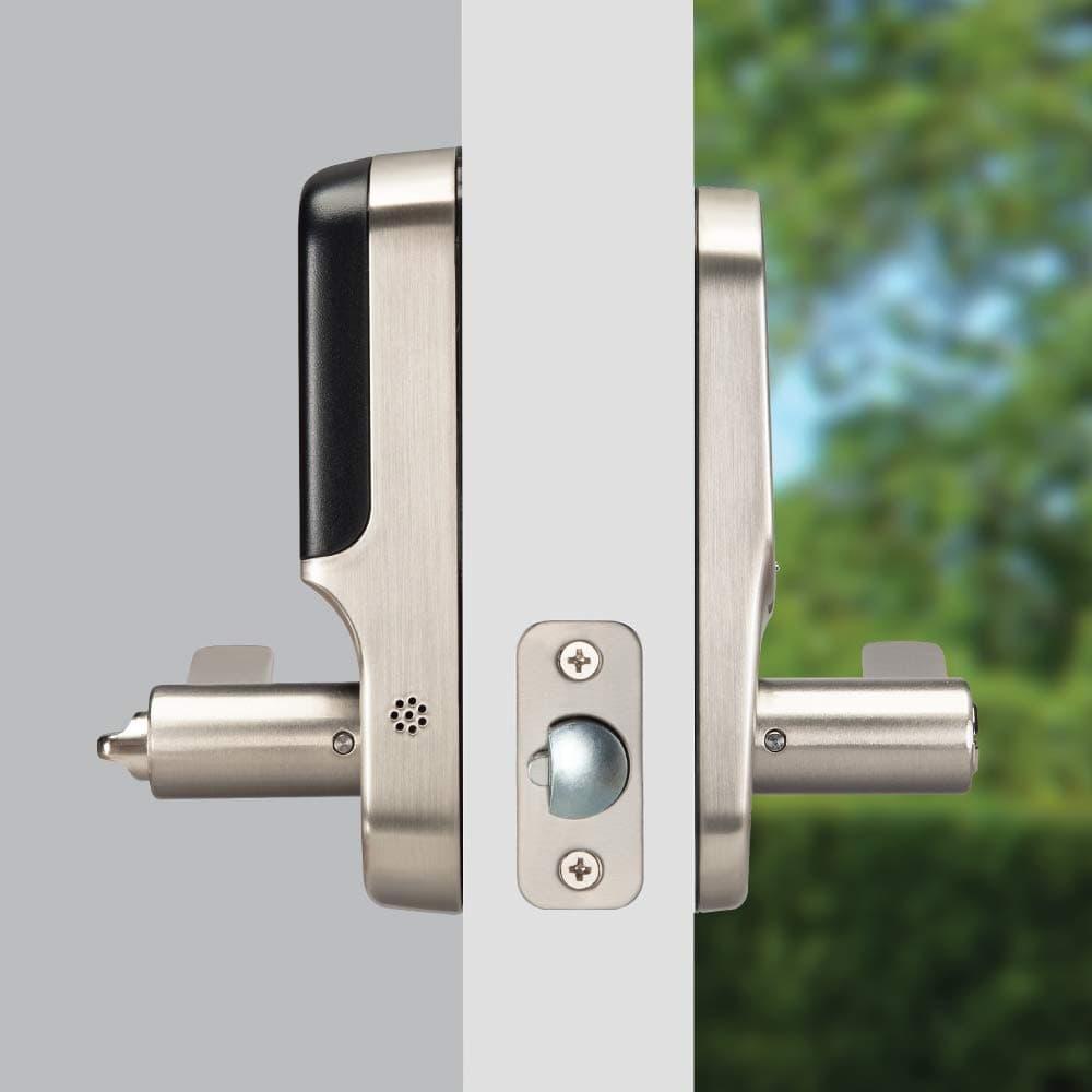 Yale Assure Lever, Wi-Fi Smart Door Lever (for Doors with no deadbolt) - Works with Yale Access App, Amazon Alexa, Google Assistant, HomeKit, Phillips Hue and Samsung SmartThings, Satin Nickel - Image 2