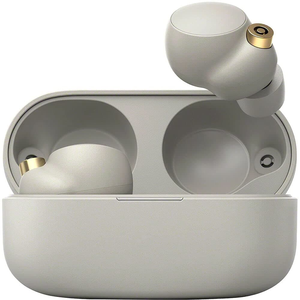 Sony WF-1000XM4 Industry Leading Noise Canceling Truly Wireless Earbud Headphones with Alexa Built-in, Silver - Image 2