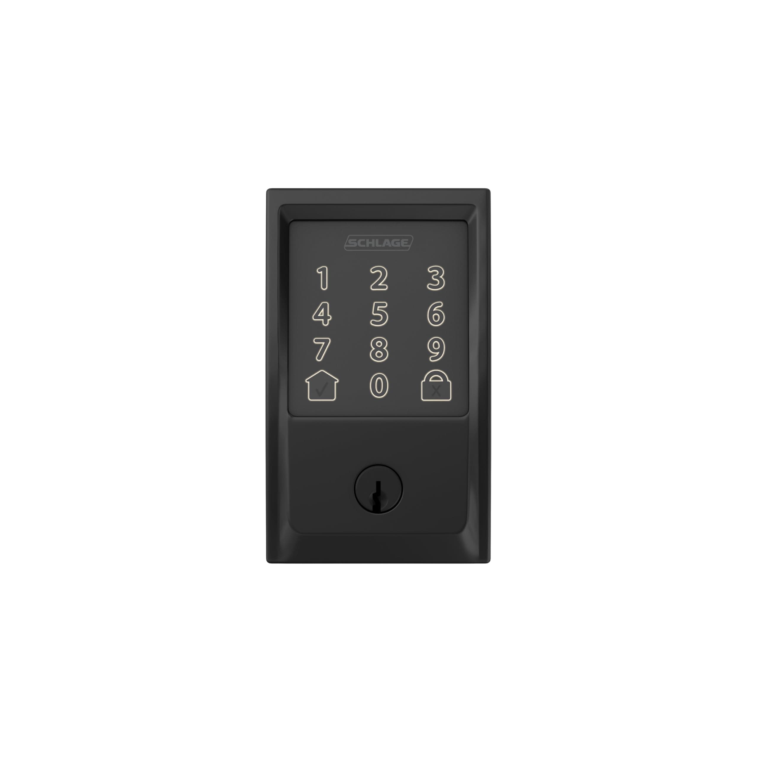 Schlage Encode Smart Wi-Fi Deadbolt Lock with Touchscreen Keypad, Keyless Front Door Entry, App Control, Alexa, Google Home and Airbnb Compatible, Matte Black, BE489WB CEN 622 - Image 9