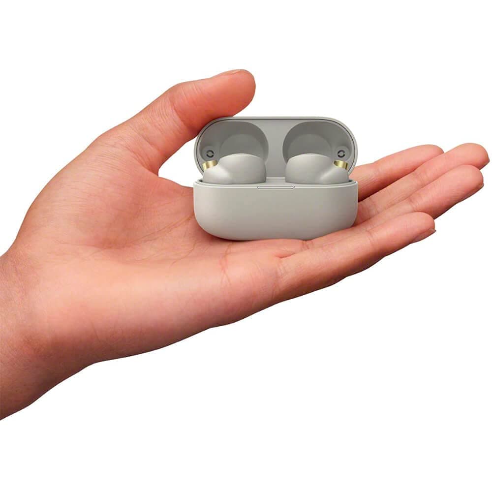 Sony WF-1000XM4 Industry Leading Noise Canceling Truly Wireless Earbud Headphones with Alexa Built-in, Silver - Image 5