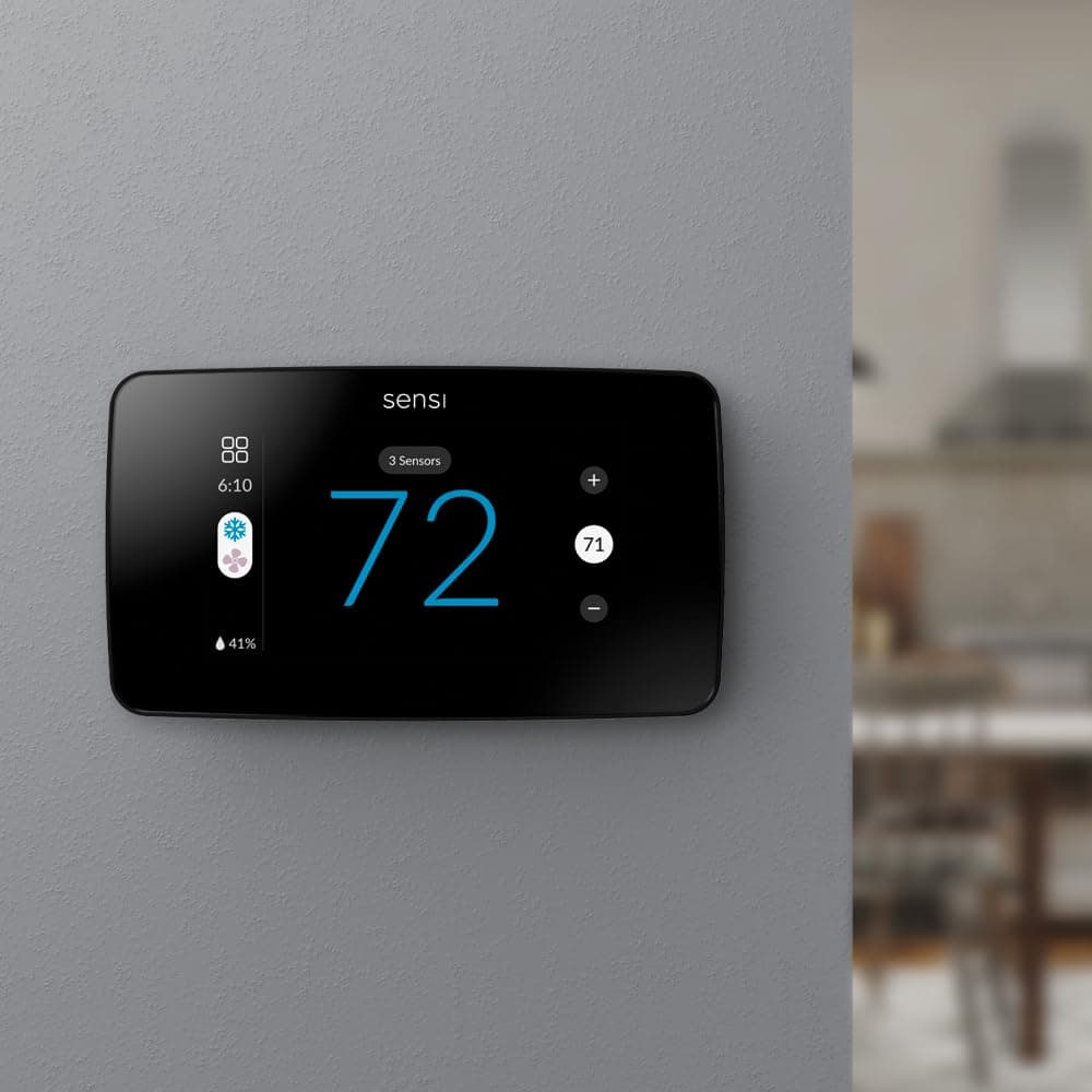 Sensi Touch 2 Smart Thermostat with Touchscreen Color Display, 100 Years of Expertise, Programmable, Wi-Fi, Data Privacy, Easy DIY, Works with Alexa, Energy Star Certified, ST76, C-Wire Required - Image 4