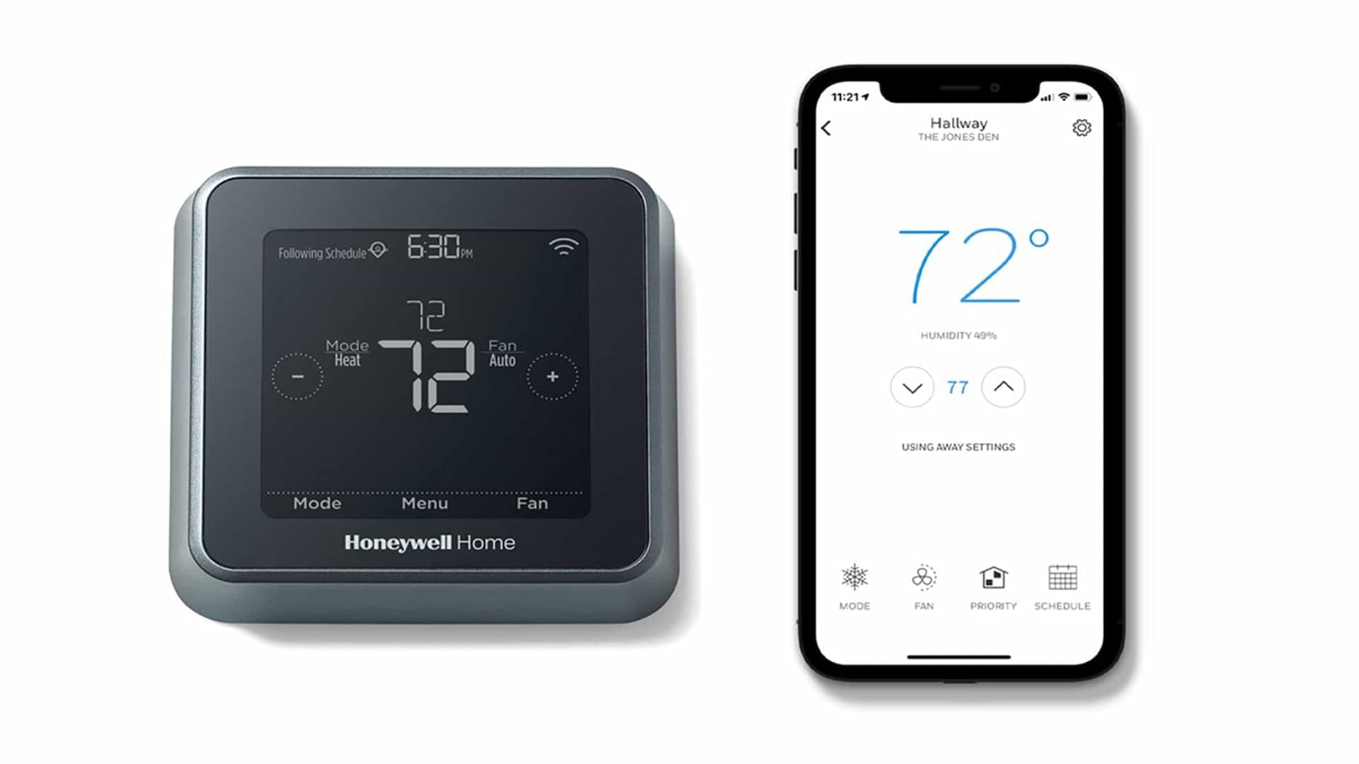 Honeywell Home RCHT8610WF2006/W, T5 Smart Thermostat, Black - Image 3