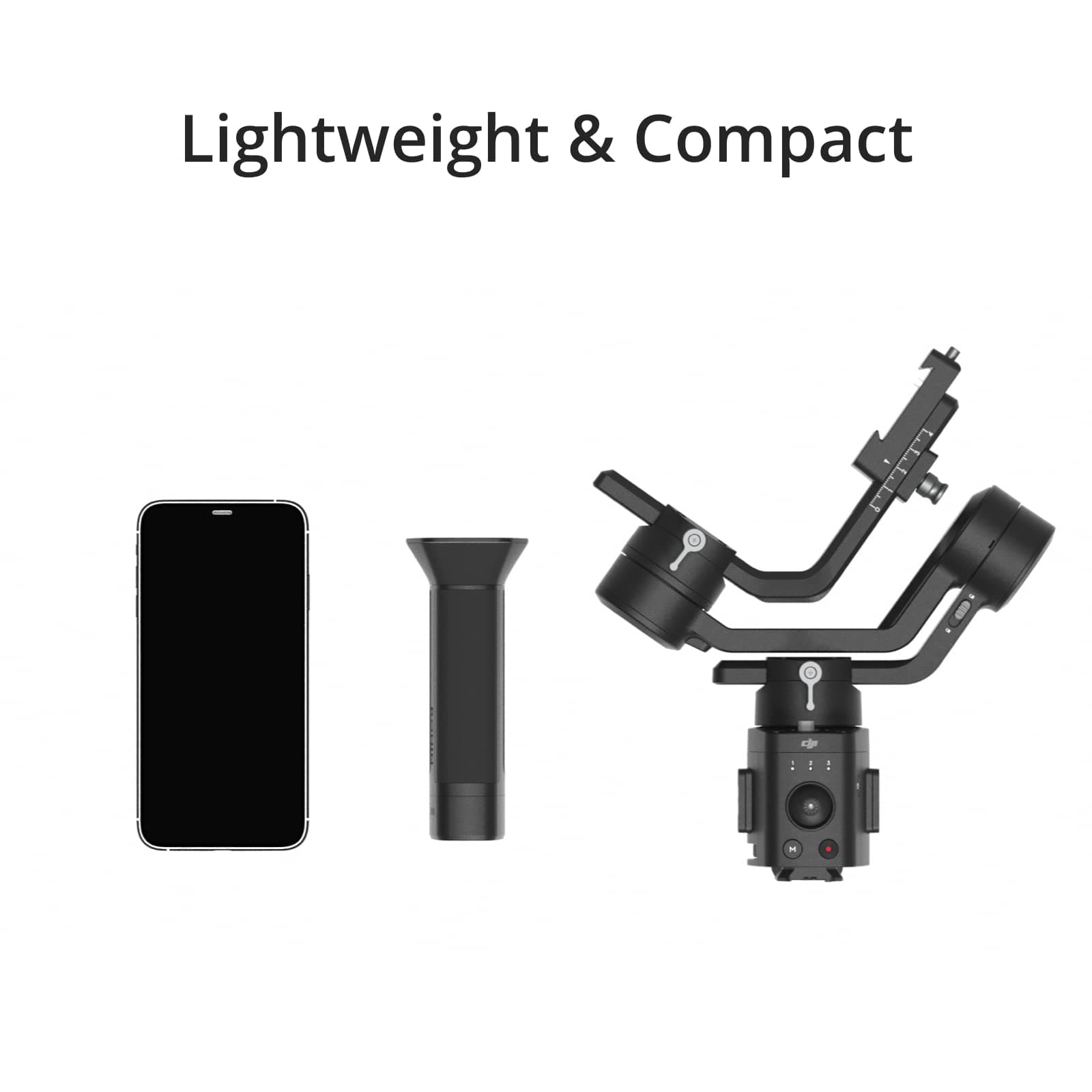 DJI Ronin-SC, 3-Axis Camera Stabilizer, up to 2kg (4.4lbs) Payload, Lightweight Design, Dynamic Stability, Automated Features, Available for Canon/Sony/Panasonic/Nikon/Fujifilm - Image 2