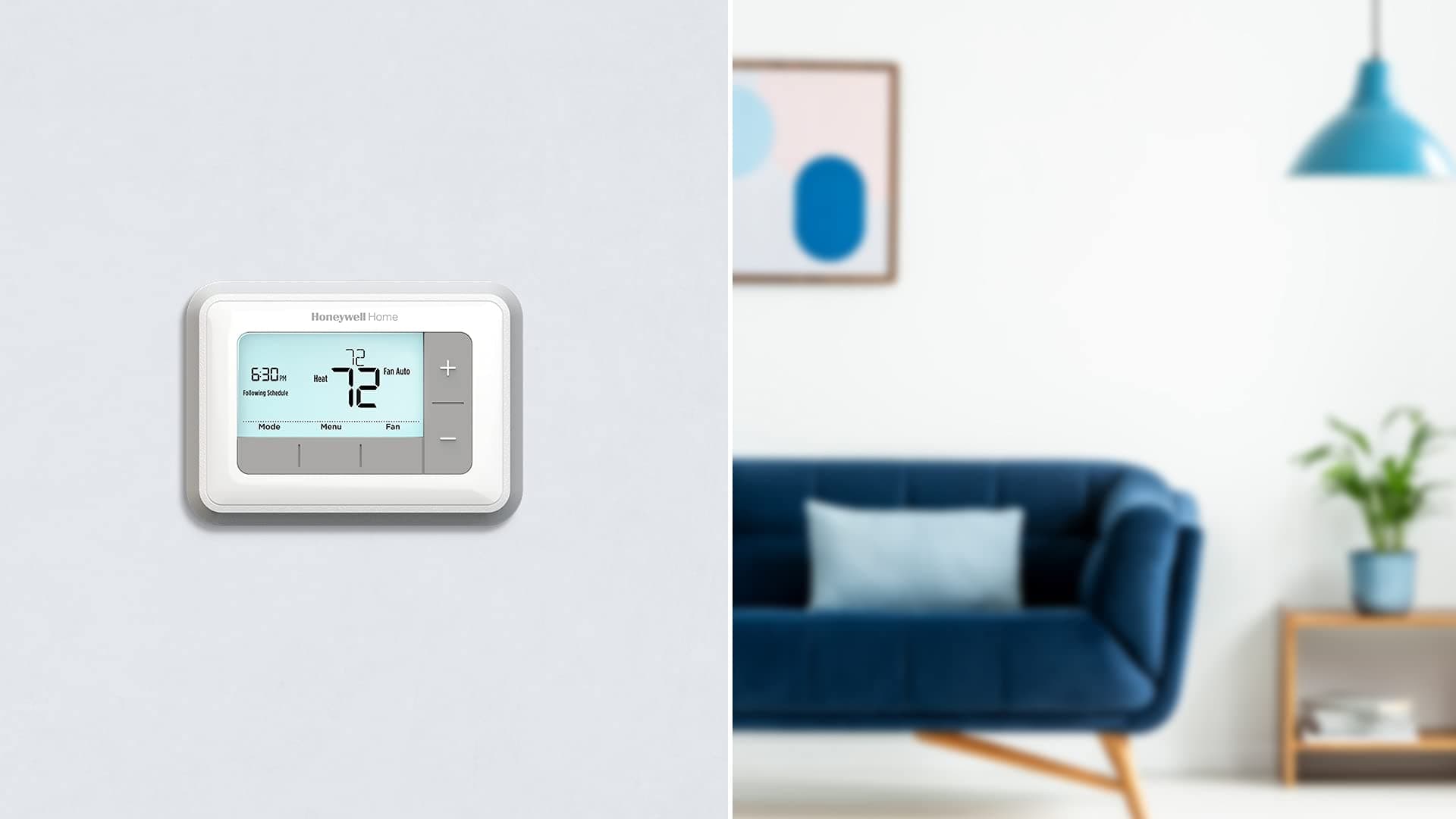 Honeywell Home RTH7560E 7-Day Flexible Programmable Thermostat-Extra-Large Backlit Display, White - Image 5