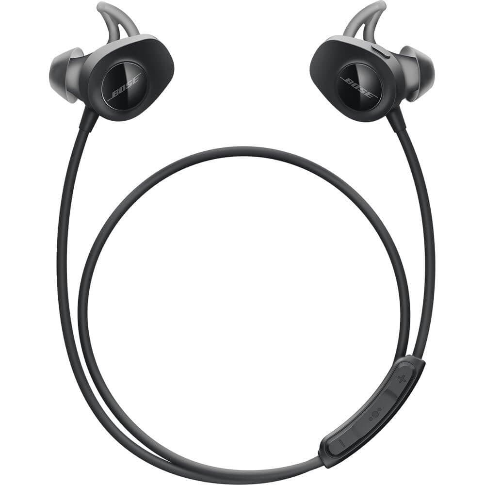 Bose SoundSport, Wireless Earbuds, (Sweatproof Bluetooth Headphones for Running and Sports), Black