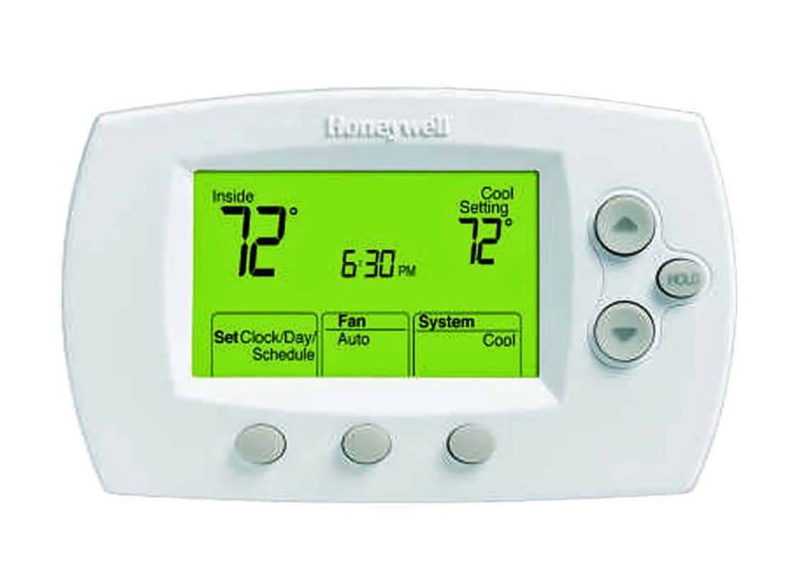 Honeywell TH6110D1005 FocusPRO 6000 Programmable Thermostat, White - Image 2