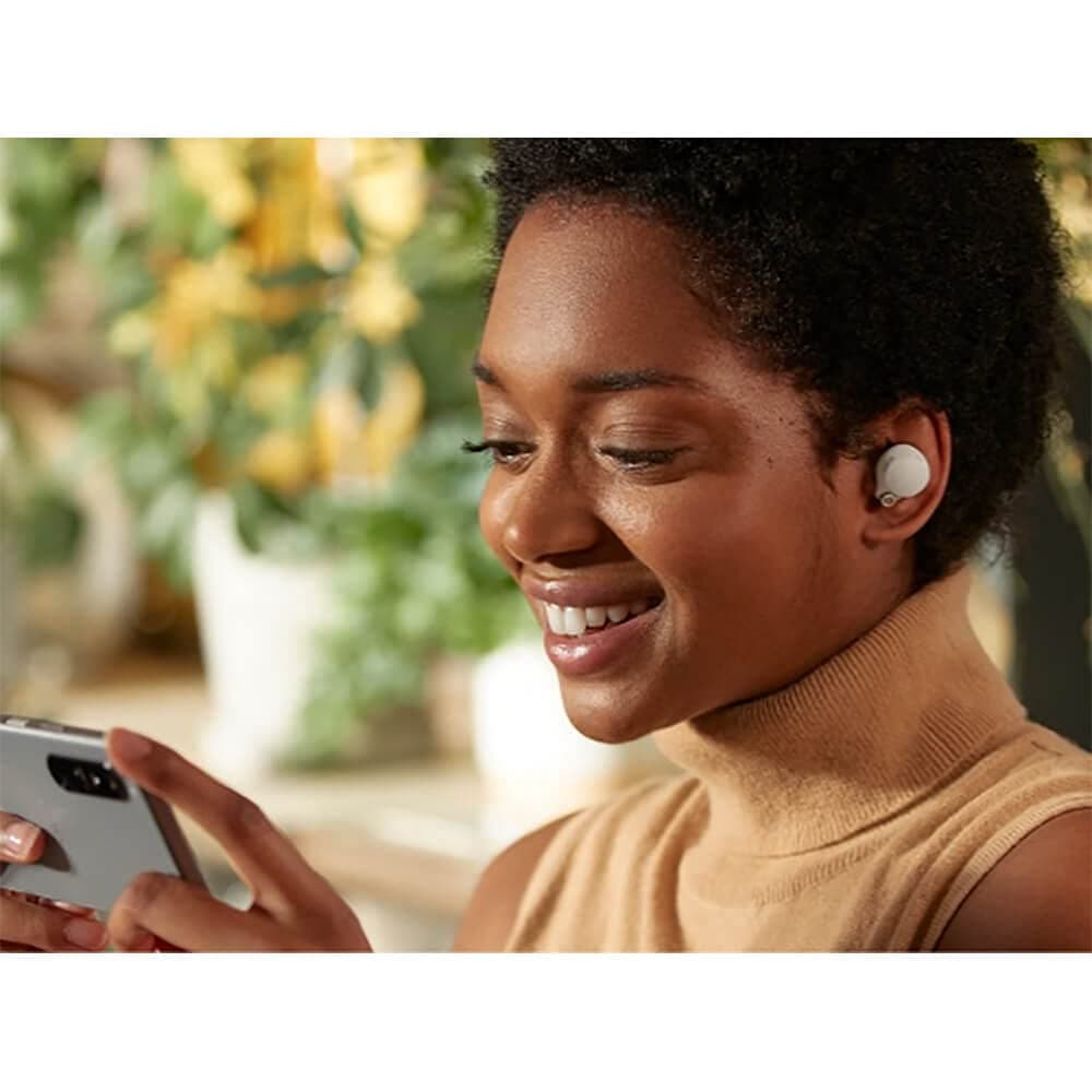 Sony WF-1000XM4 Industry Leading Noise Canceling Truly Wireless Earbud Headphones with Alexa Built-in, Silver - Image 8