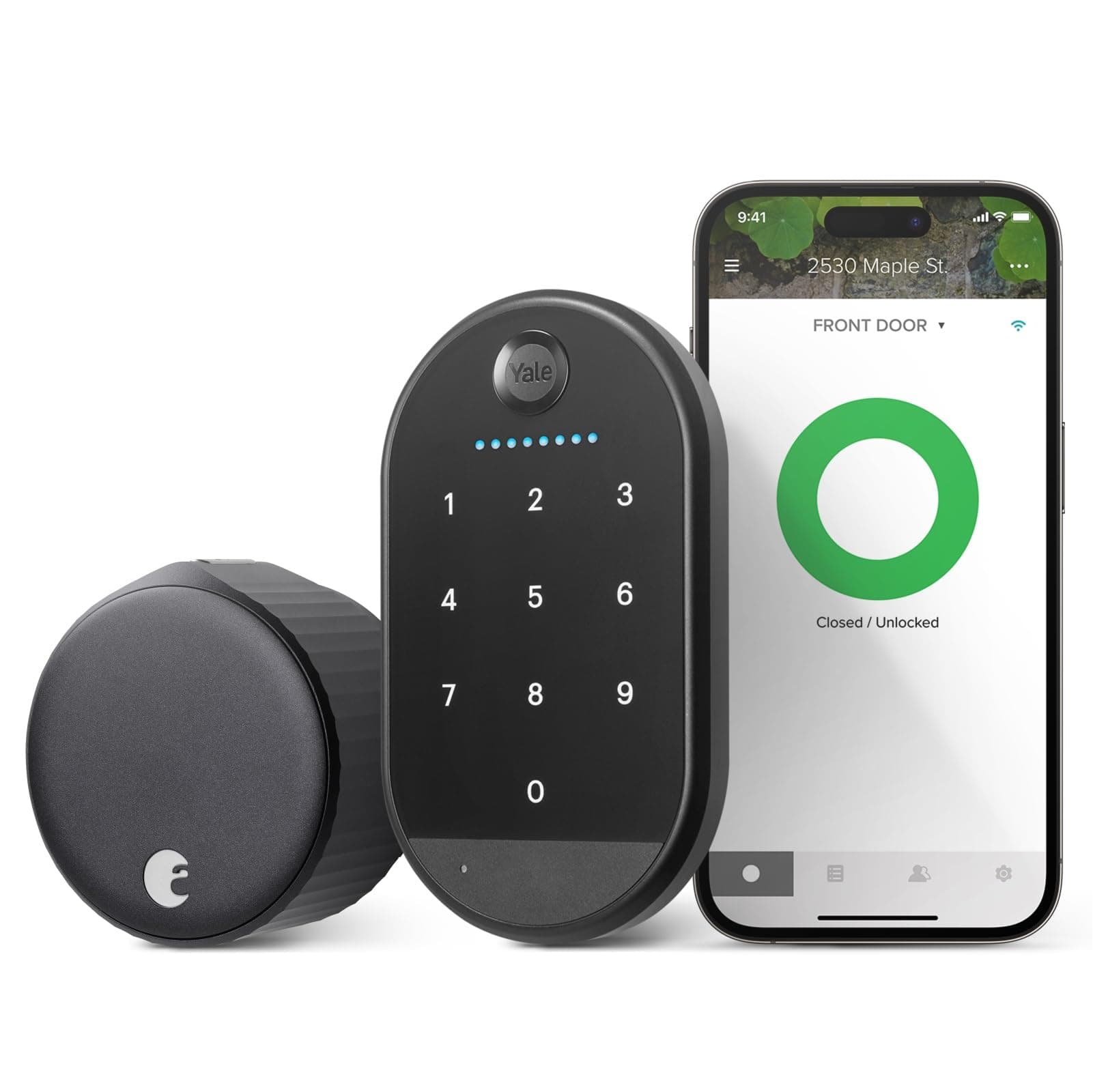 Yale|August Wi-Fi Smart Lock with Keypad, Black
