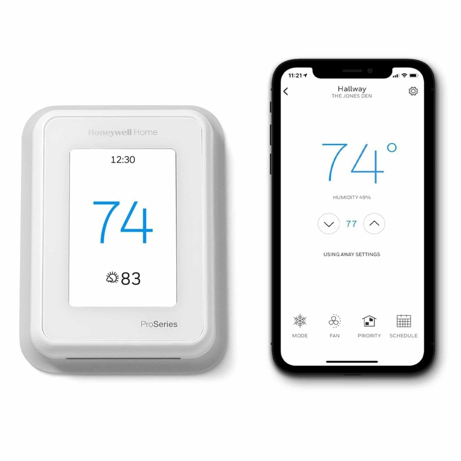 Honeywell Home-Resideo T10+ Pro Smart Thermostat Without Sensor (THX321WF3003W) - Image 5