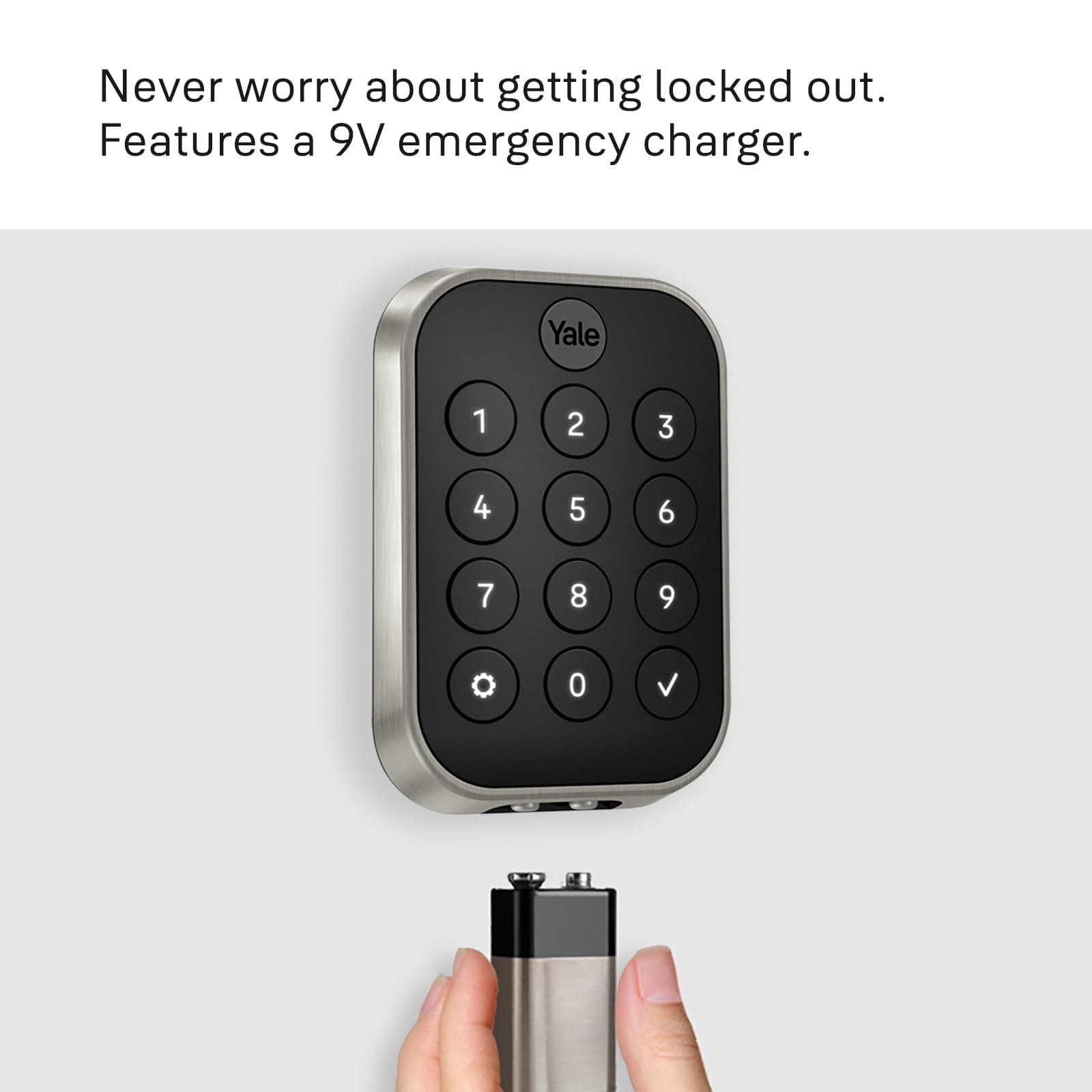 Yale Security Assure Lock 2 with Wi-Fi, Key-Pad, Deadbolt, Satin Nickel - Image 8