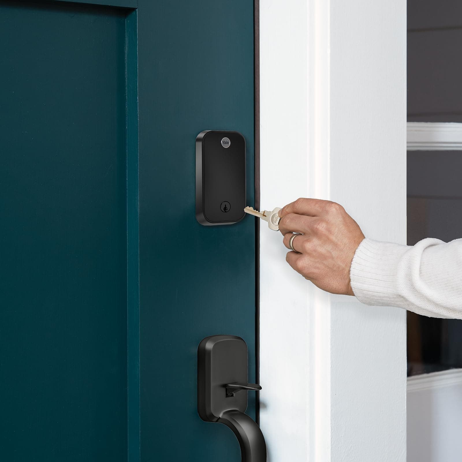 Yale Security Lock 2 Touch Deadbolt, Oil Rubbed Bronze Biometric Fingerprint Entry Door Lock with Digital Keypad for Code Entry (No Wi-Fi), YRD420-F-BLE-0BP - Image 3