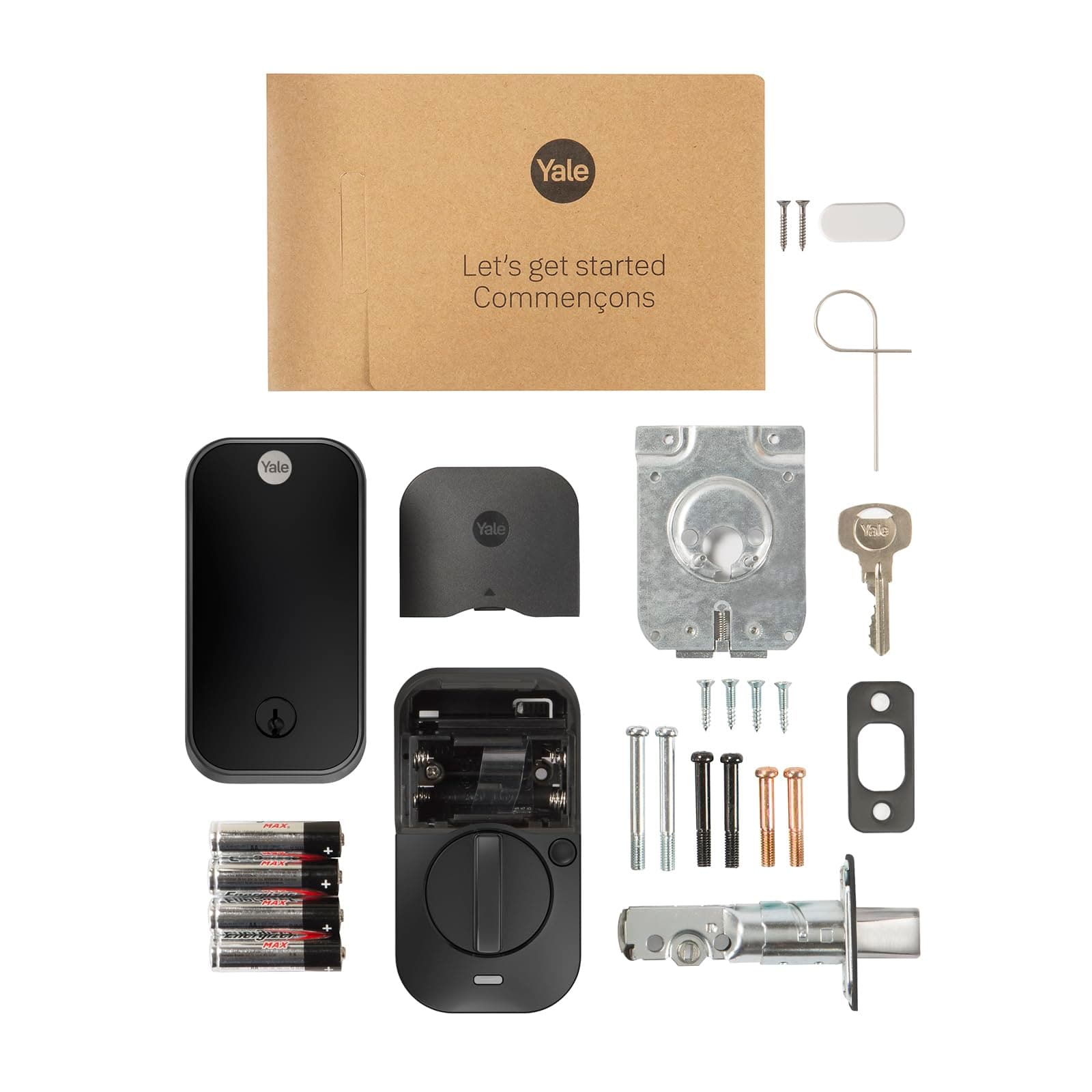 Yale Assure Lock 2 – Black Smart Lock for Front Door with Keypad and Adjustable Entry Codes (No Wi-Fi) and Deadbolt – Secure Keyless Entry Door Lock, YRD420-BLE-BSP - Image 5