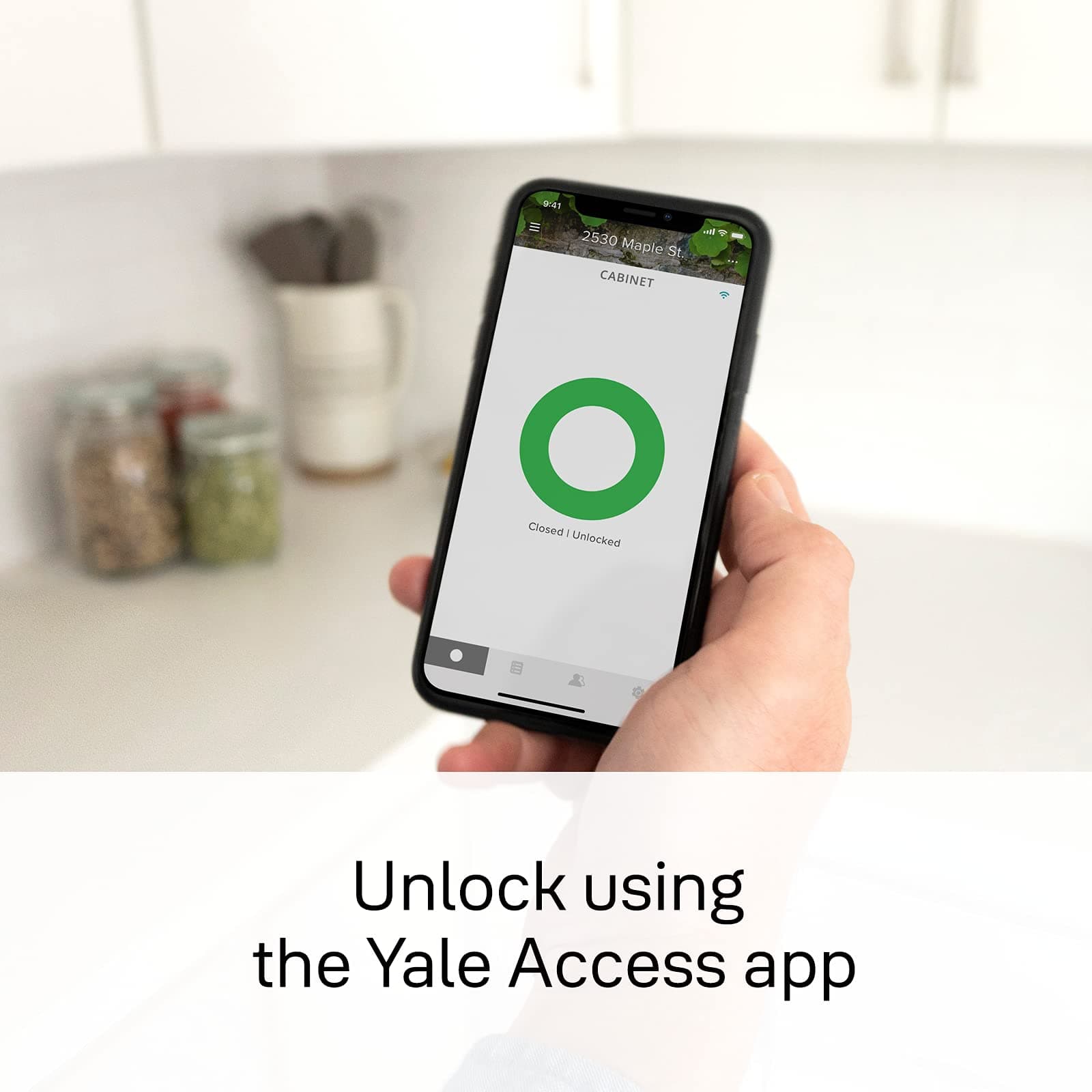 Yale Smart Cabinet Lock with Bluetooth and WiFi - Image 4