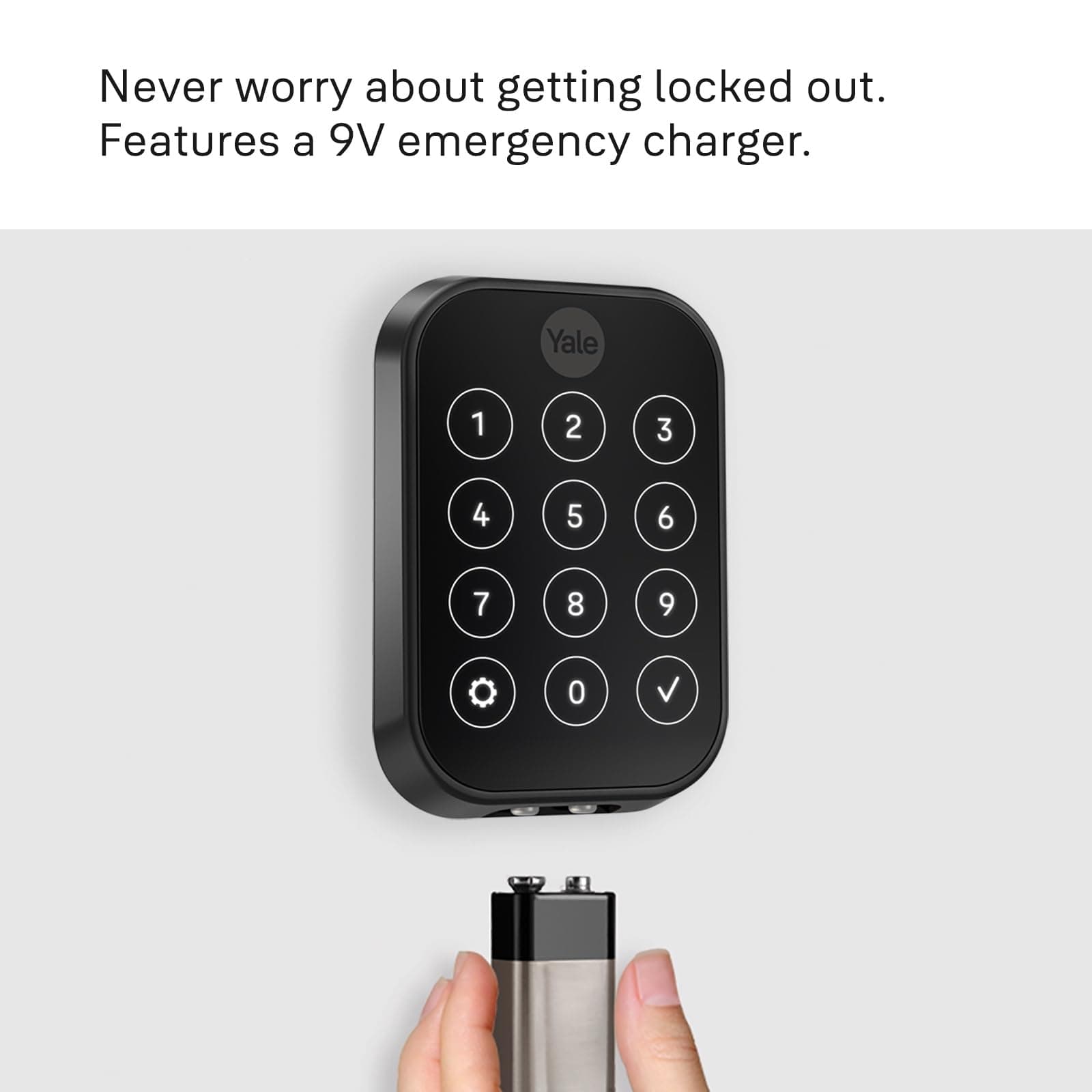 Yale Assure Lock 2 with Wi-Fi – Satin Nickel Smart Lock for Front Door with Keypad, App Control, Backup Key, and Deadbolt – Secure Keyless Entry Door Lock, YRD450-WF1-619 - Image 6
