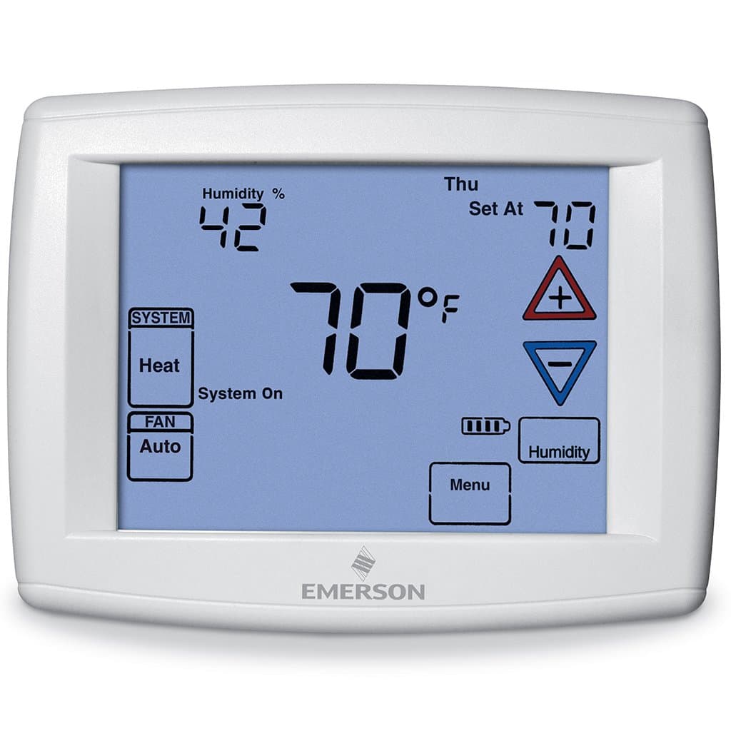 White-Rodgers 1F95-1291 7-Day Touchscreen Thermostat with Humidity Control