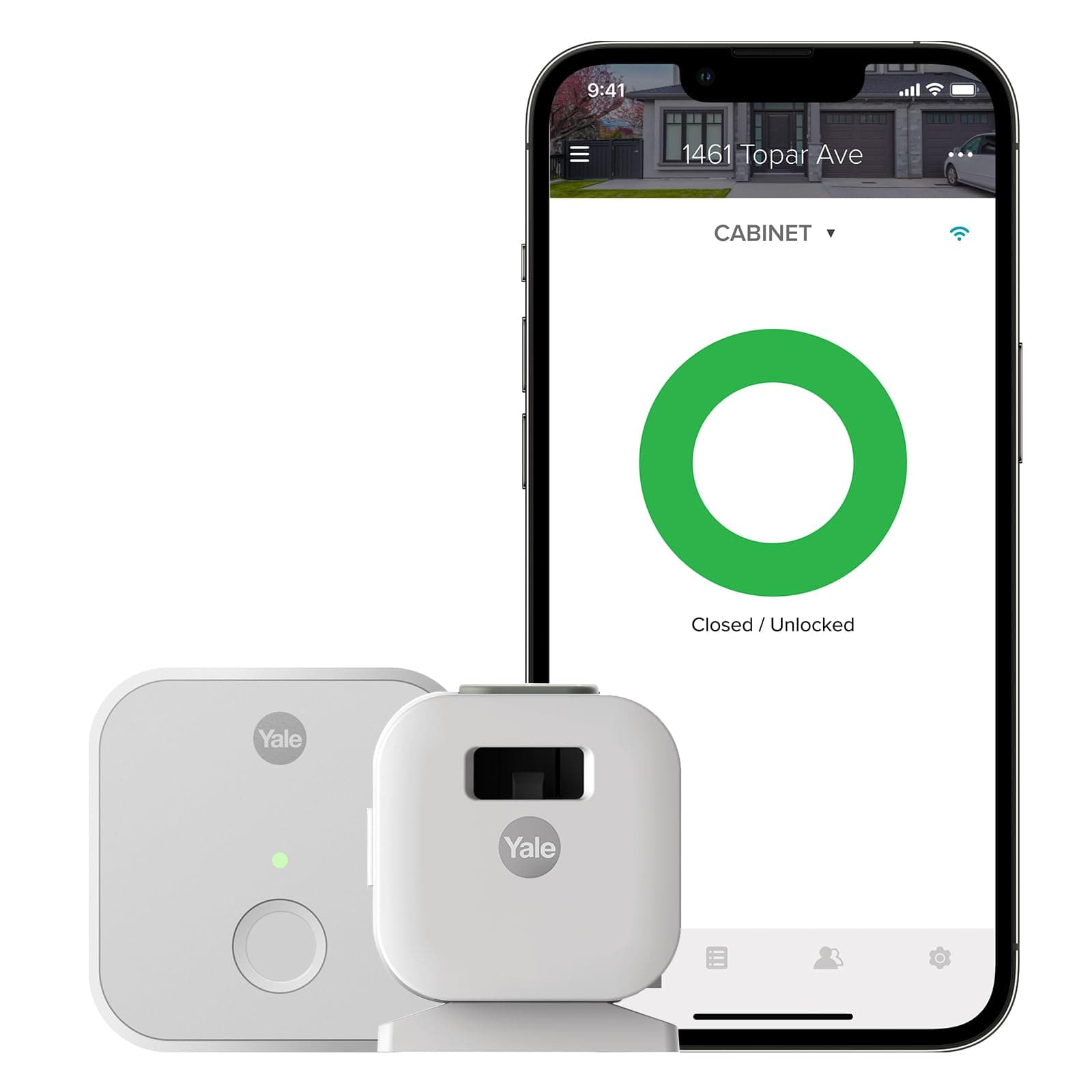 Yale Smart Cabinet Lock with Bluetooth and WiFi