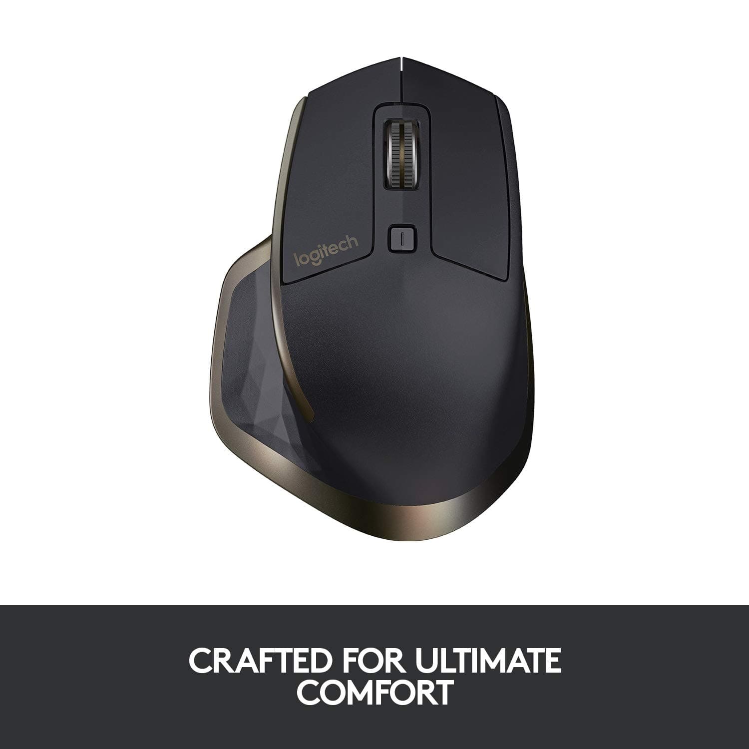 Logitech MX Master Wireless Mouse – High-Precision Sensor, Speed-Adaptive Scroll Wheel, Easy-Switch up to 3 Devices - Meteorite Black - Image 3