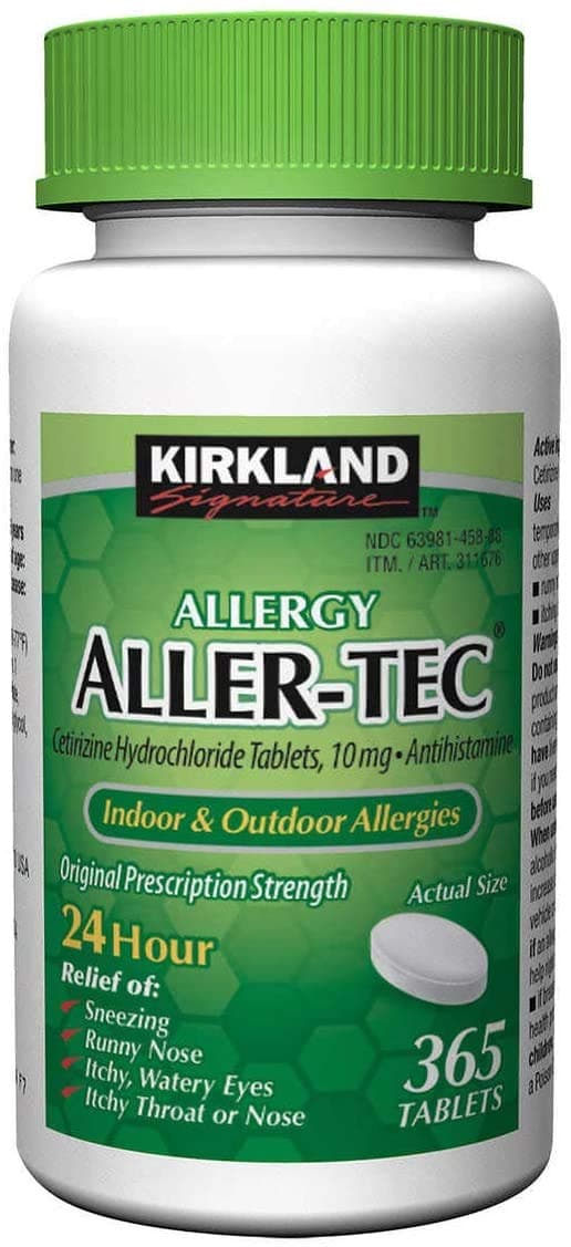 Kirkland Signature Aller-Tec, 365 Tablets