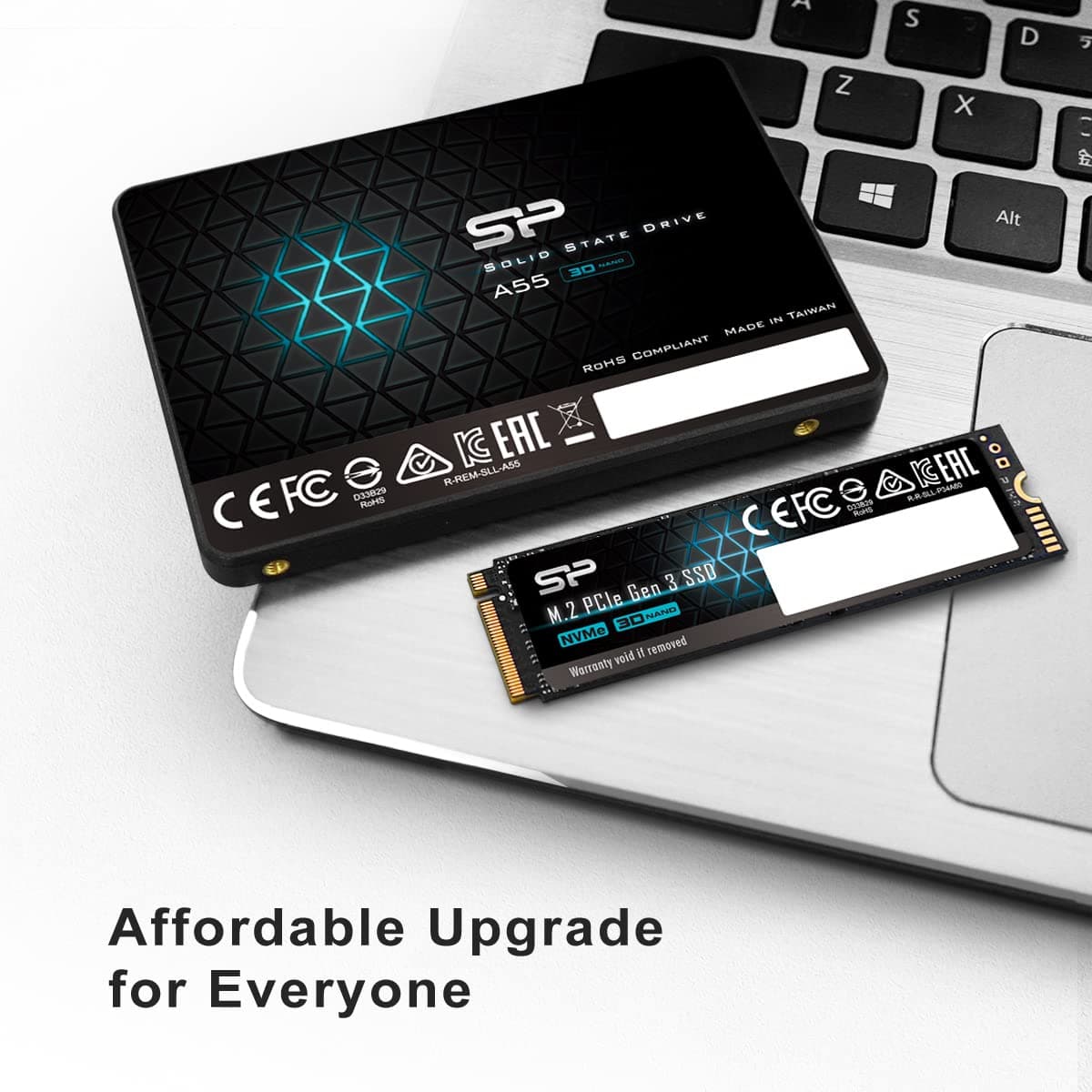 Silicon Power 2TB SSD 3D NAND A55 SLC Cache Performance Boost SATA III 2.5" 7mm (0.28") SSD Internal Solid State Drive (SP002TBSS3A55S25) - Image 5