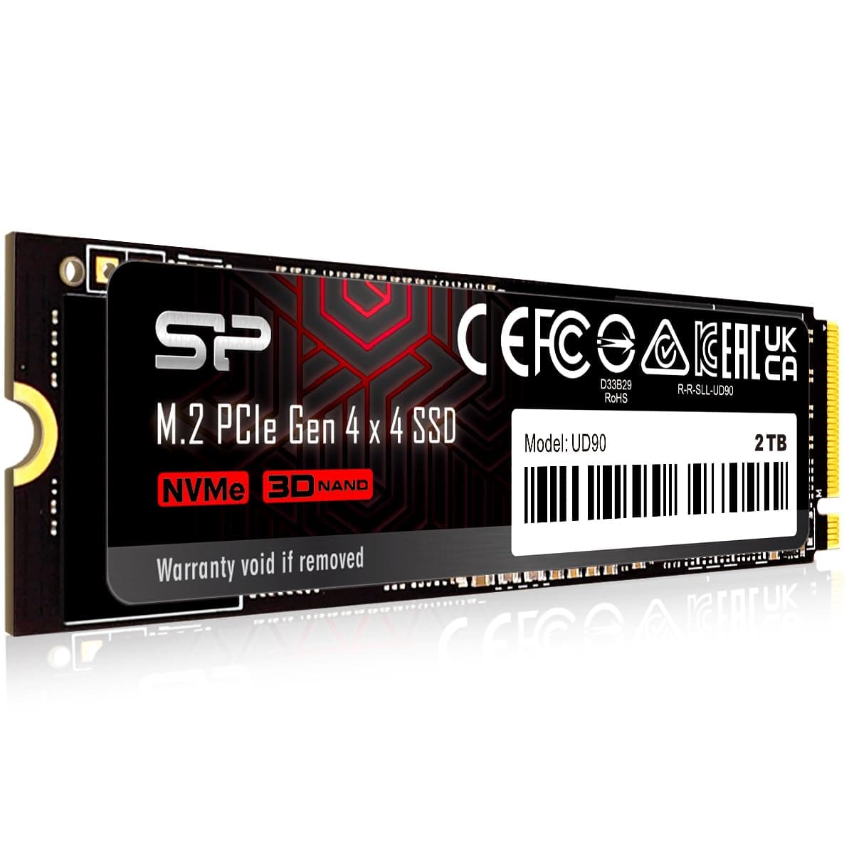 Silicon Power 2TB UD90 NVMe 4.0 Gen4 PCIe M.2 SSD R/W up to 5,000/4,800 MB/s (SP02KGBP44UD9005) - Image 6