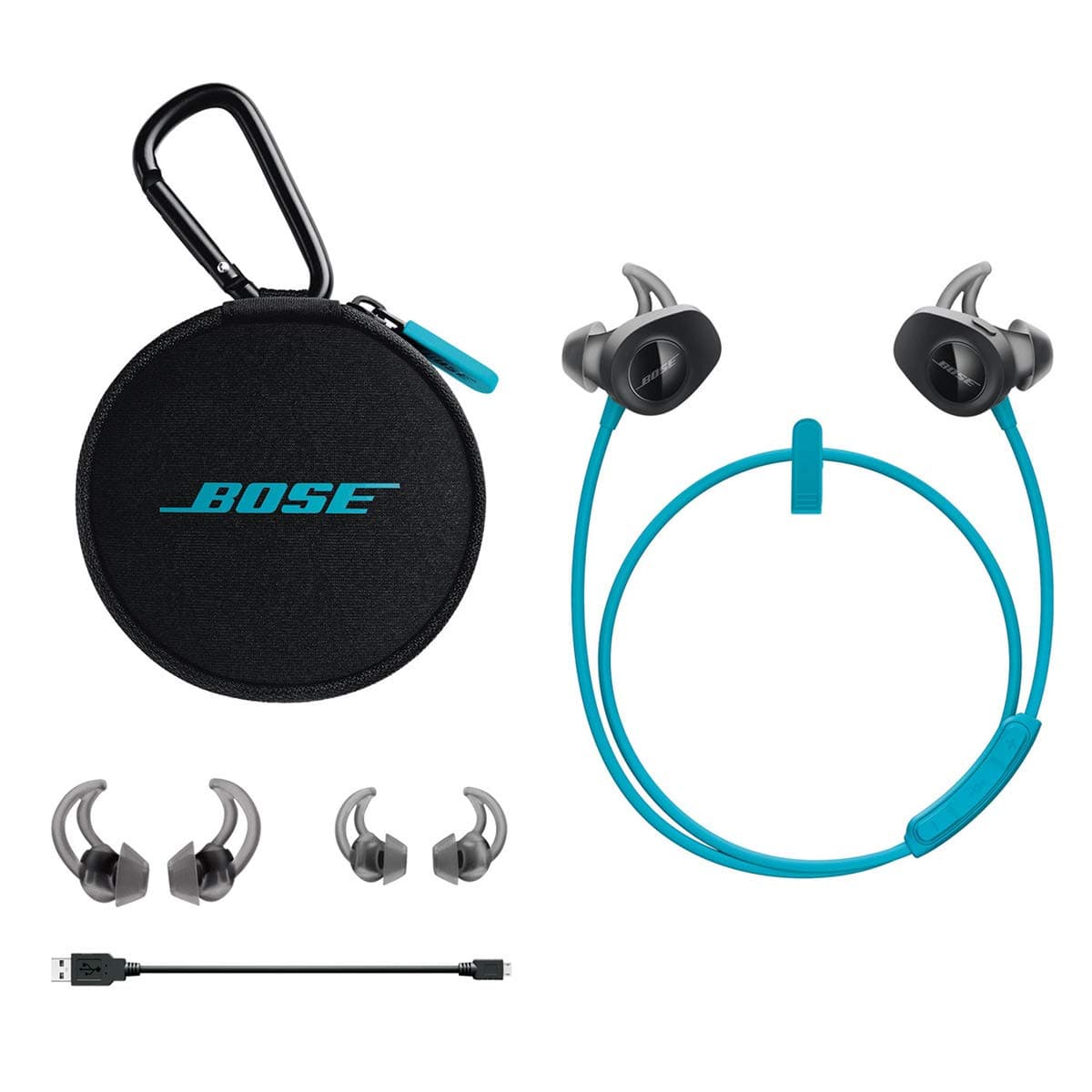 Bose SoundSport Wireless, Sweat Resistant, in-Ear Headphones, Aqua - Image 5