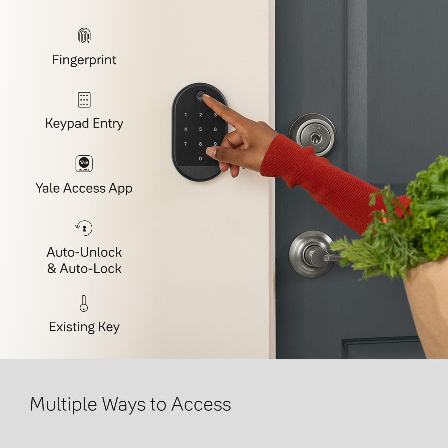 Yale August Wi-Fi Smart Lock with Keypad Touch in Silver - Image 5