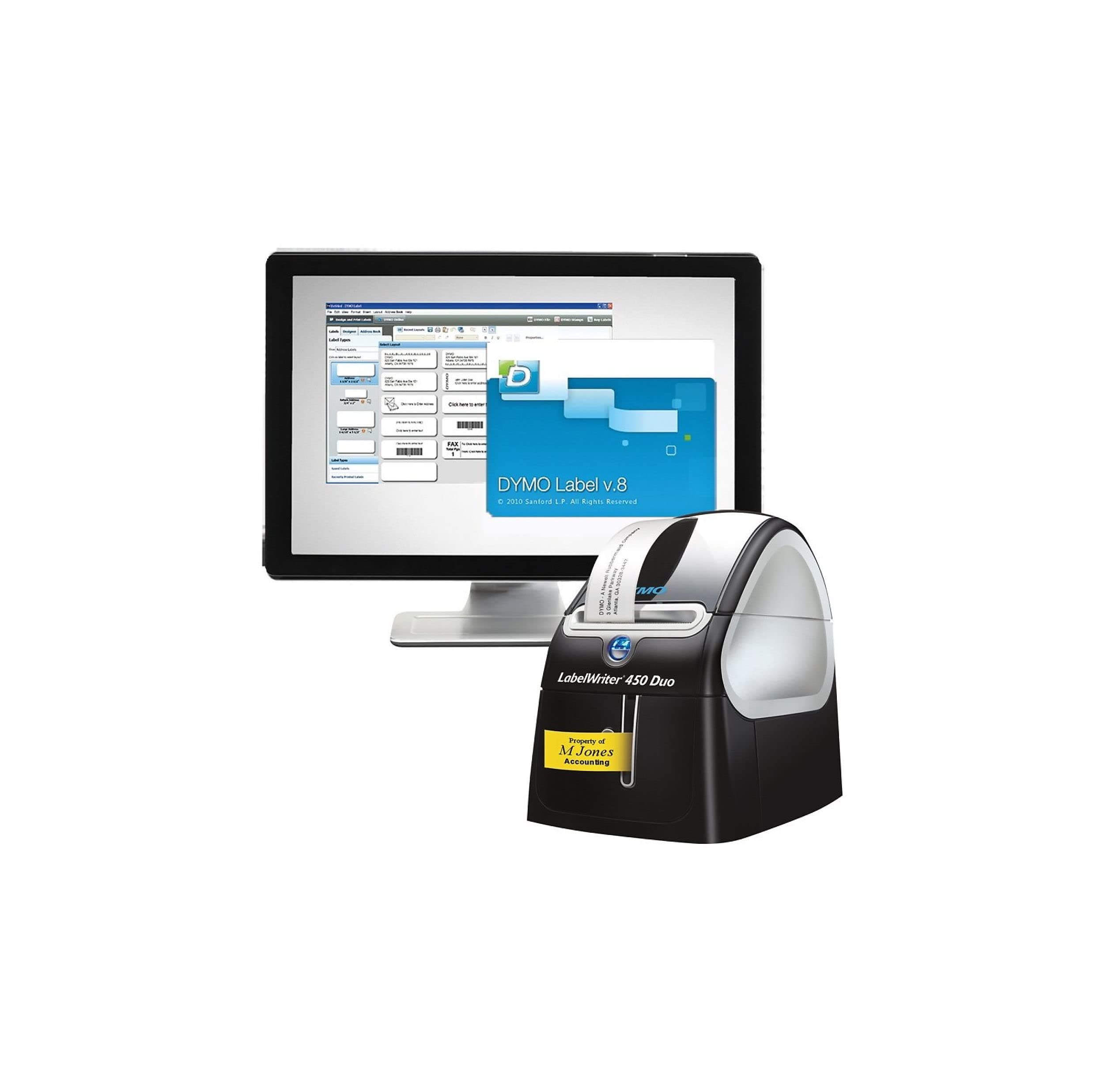 DYMO LabelWriter 450 Duo, Black, S0838920 - Image 4