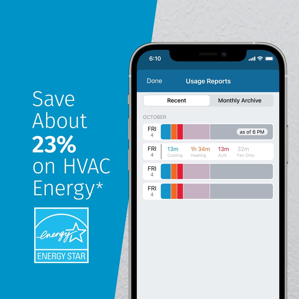 Sensi Touch Smart Thermostat by Emerson with Touchscreen Color Display, Programmable, Wi-Fi, Mobile App, Easy DIY, Data Privacy, Works with Alexa, Energy Star Certified, ST75S-Silver, C-Wire Required - Image 3