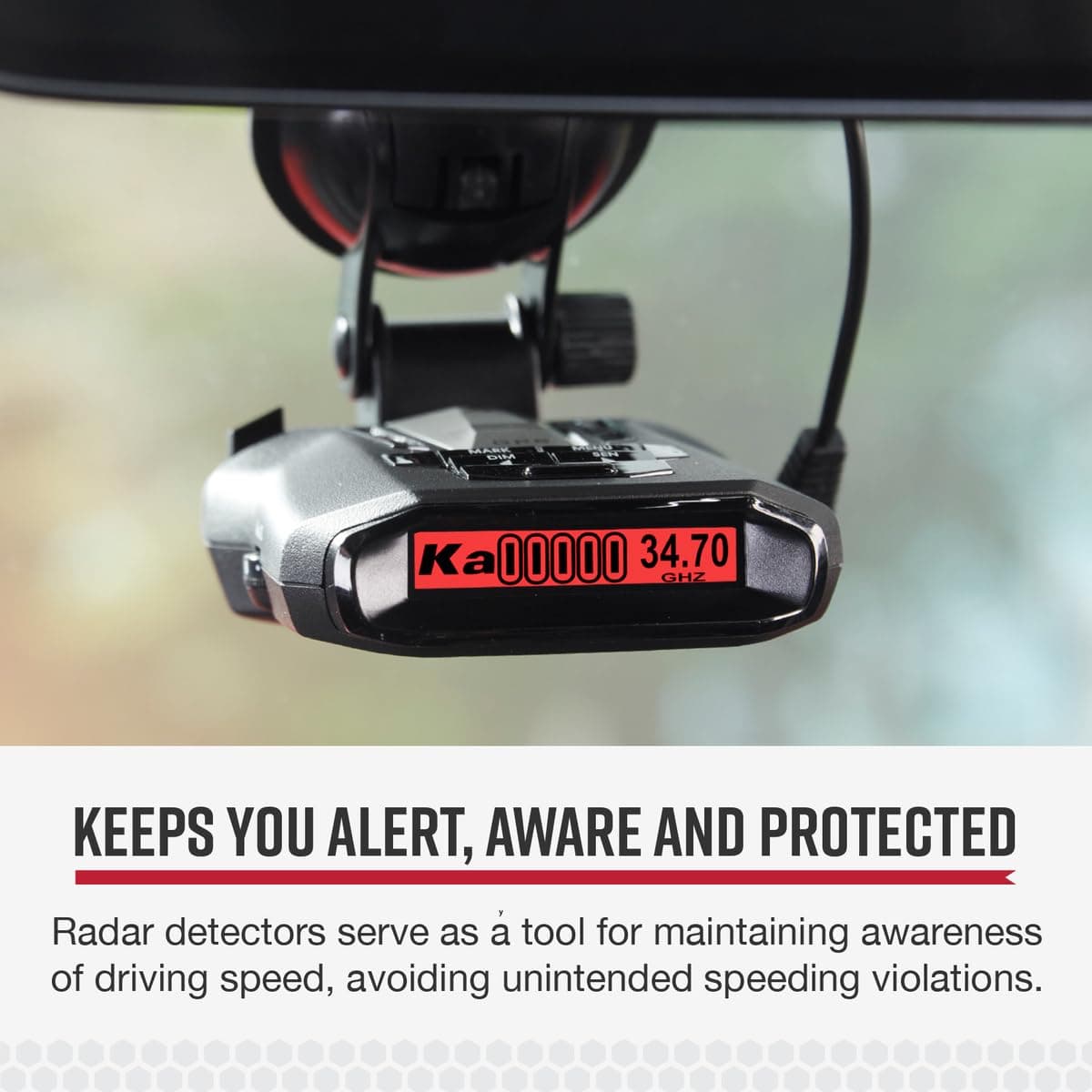 Cobra RAD 700i Laser Radar Detector - Premium Detection Range, AutoLearn Intelligence, Advanced Filtering Software, Apple CarPlay and Android Auto Compatible, Laser Eye Front and Rear Detection - Image 2