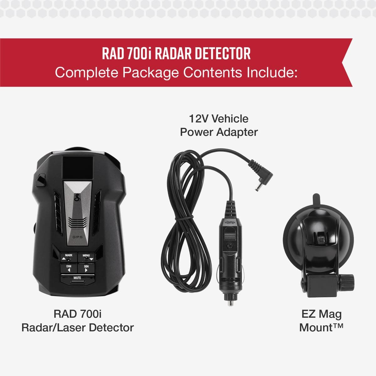 Cobra RAD 700i Laser Radar Detector - Premium Detection Range, AutoLearn Intelligence, Advanced Filtering Software, Apple CarPlay and Android Auto Compatible, Laser Eye Front and Rear Detection - Image 7