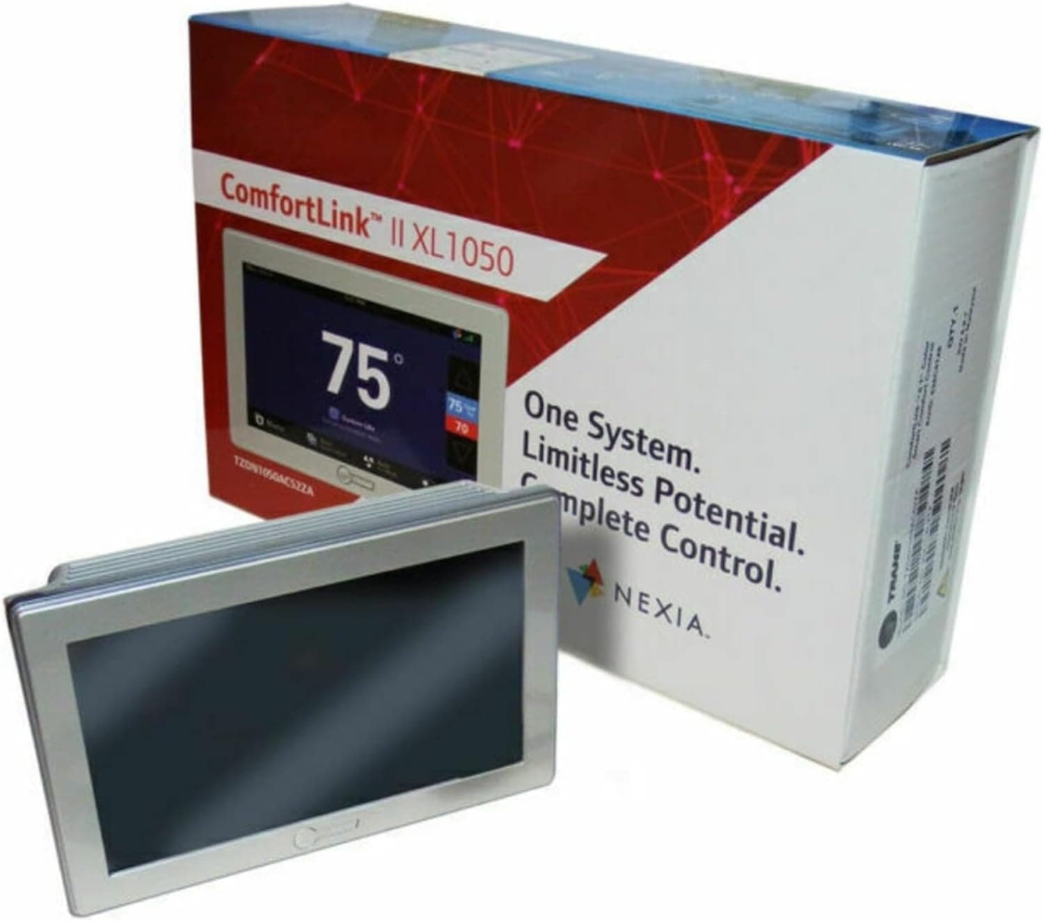Trane XL1050 ComfortLink Wi-Fi Smart Thermostat – Model TZON1050AC52ZC Built-in Humidity Sensor with Zoning Control & 7" high Definition Color Touchscreen Compatible with Variable Speed Systems - Image 2