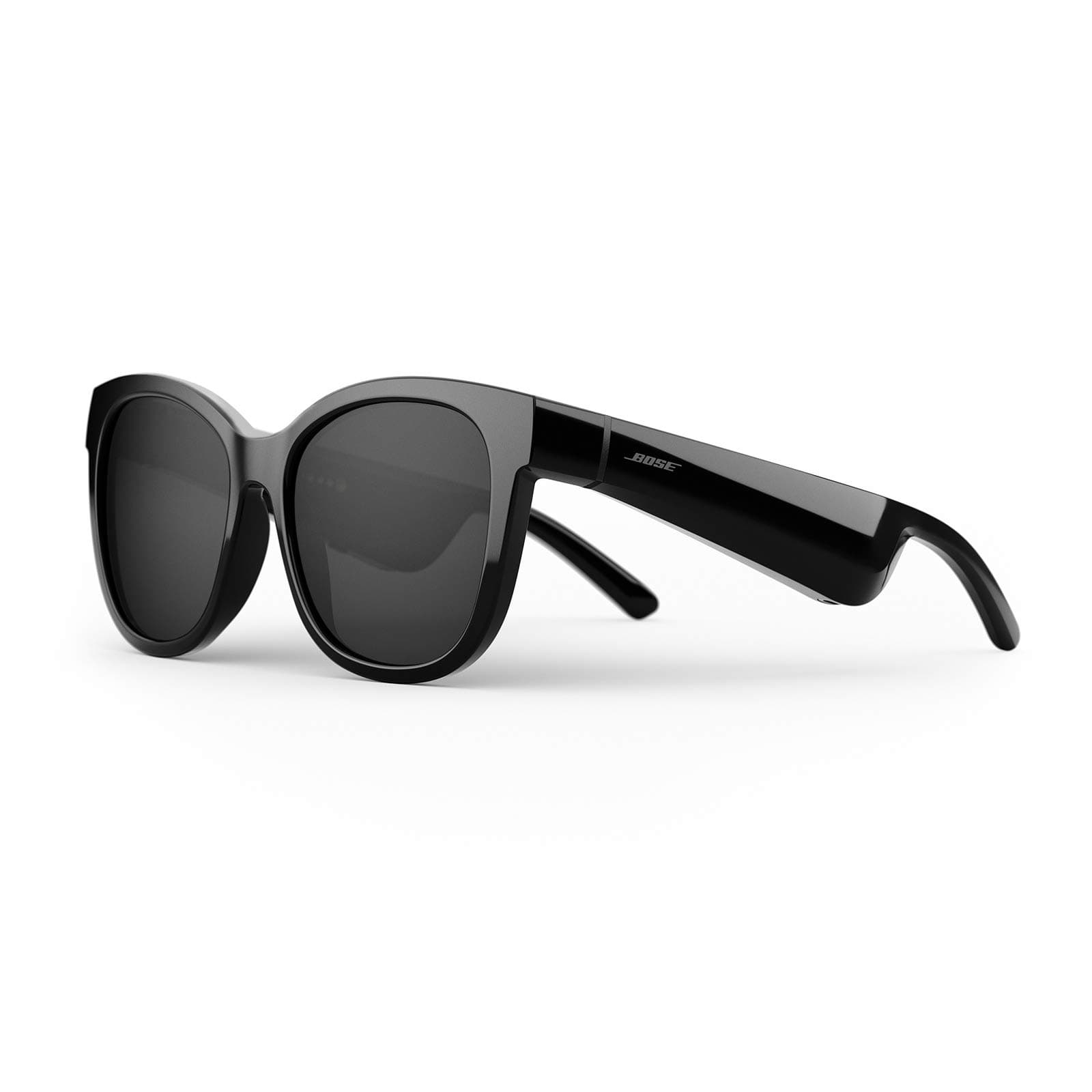 Bose Frames Soprano, Smart Glasses, Bluetooth Audio Sunglasses, with Open Ear Headphones, Cat-Eye, Black - Image 2