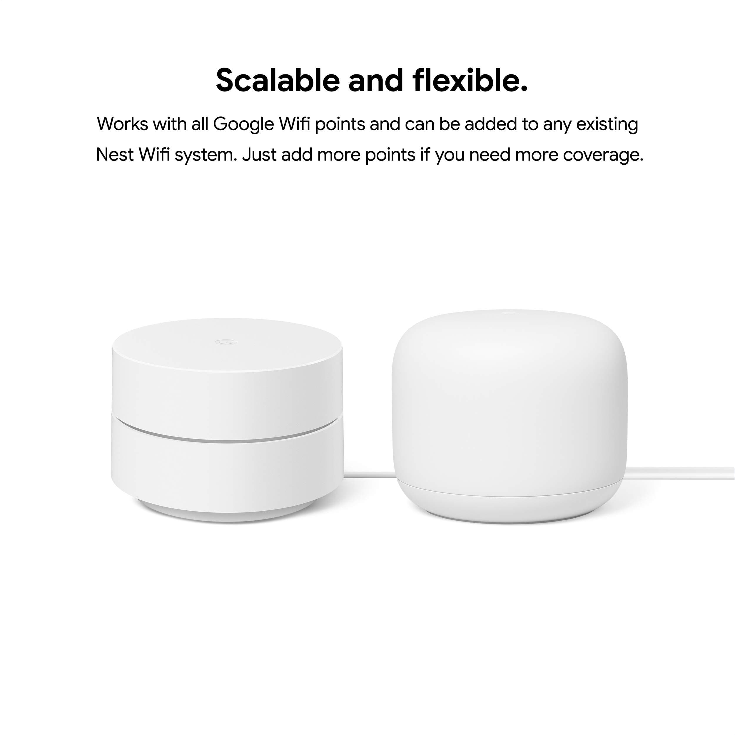 Google Wifi - AC1200 - Mesh WiFi System - Wifi Router - 4500 Sq Ft Coverage - 3 pack - Image 7