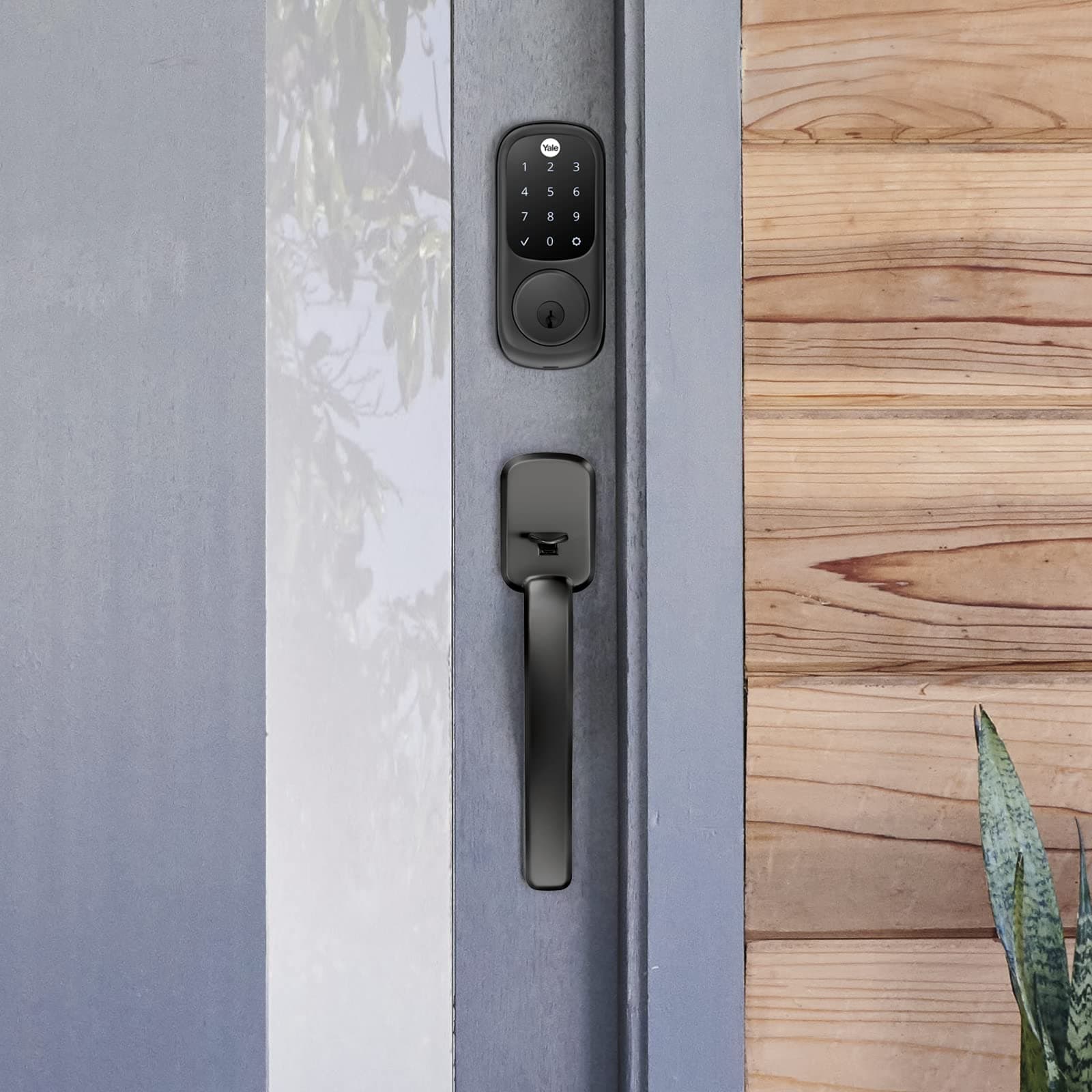 Yale Assure Lock with Wi-Fi – Black Suede Smart Lock for Front Door with Touchscreen Keypad, App Control, Backup Key, and Deadbolt – Secure Keyless Entry Door Lock, YRD226-CBA-BSP - Image 3