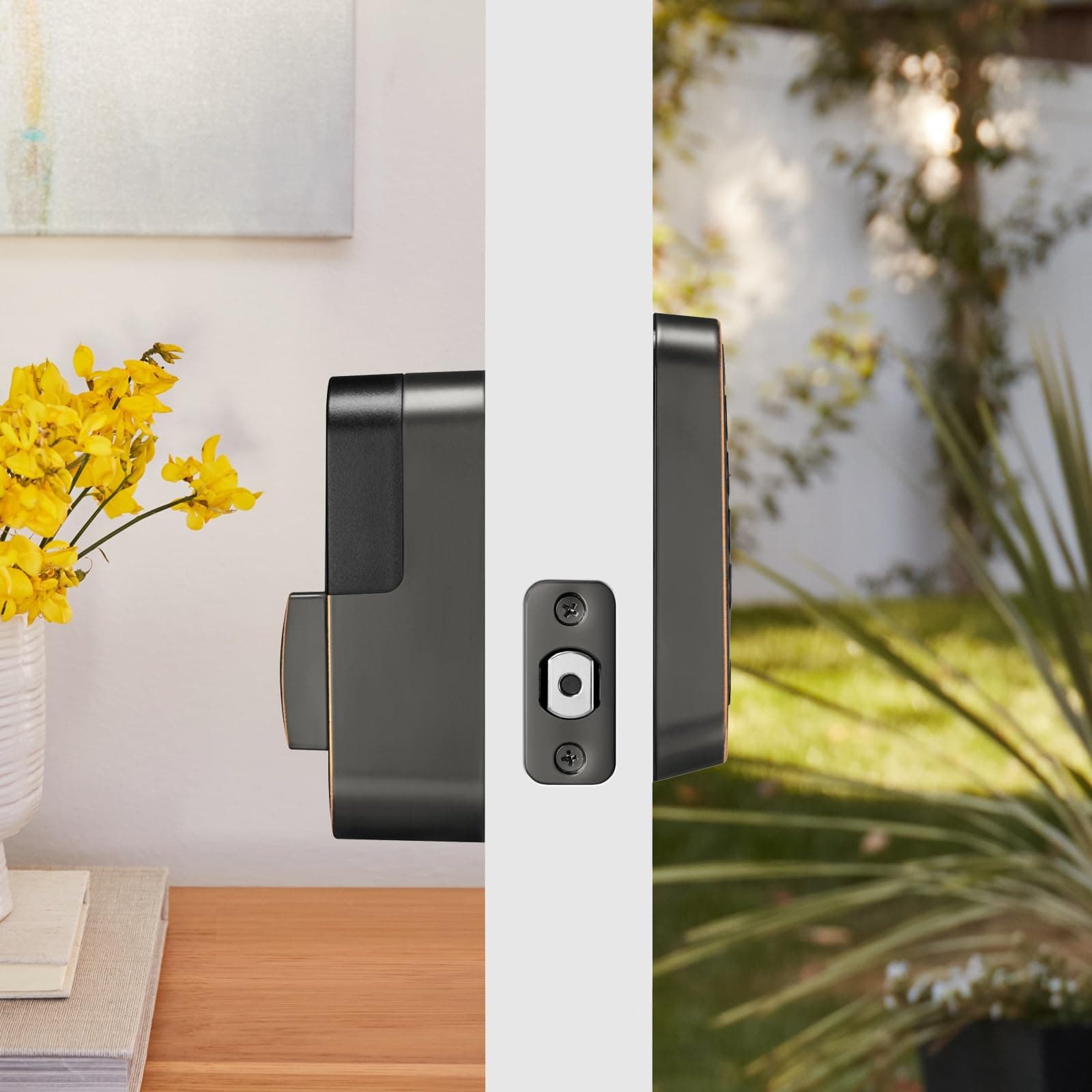 Yale Assure Lock 2 with Wi-Fi – Oil Rubbed Bronze Smart Lock for Front Door with Keypad, App Control, Backup Key, and Deadbolt – Secure Keyless Entry Door Lock, YRD410-WF1-0BP - Image 7