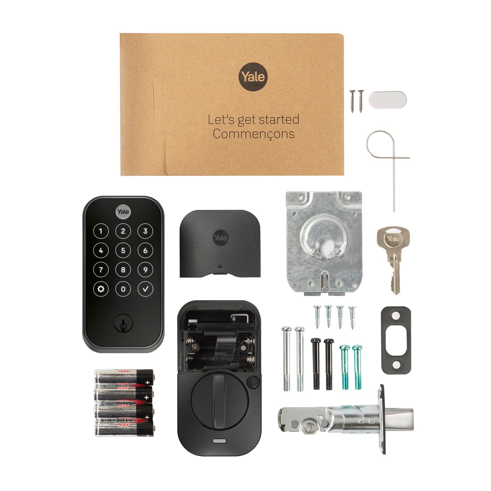 Yale Security Lock 2 Touch Deadbolt, Oil Rubbed Bronze Biometric Fingerprint Entry Door Lock with Digital Keypad for Code Entry (No Wi-Fi), YRD420-F-BLE-0BP - Image 6