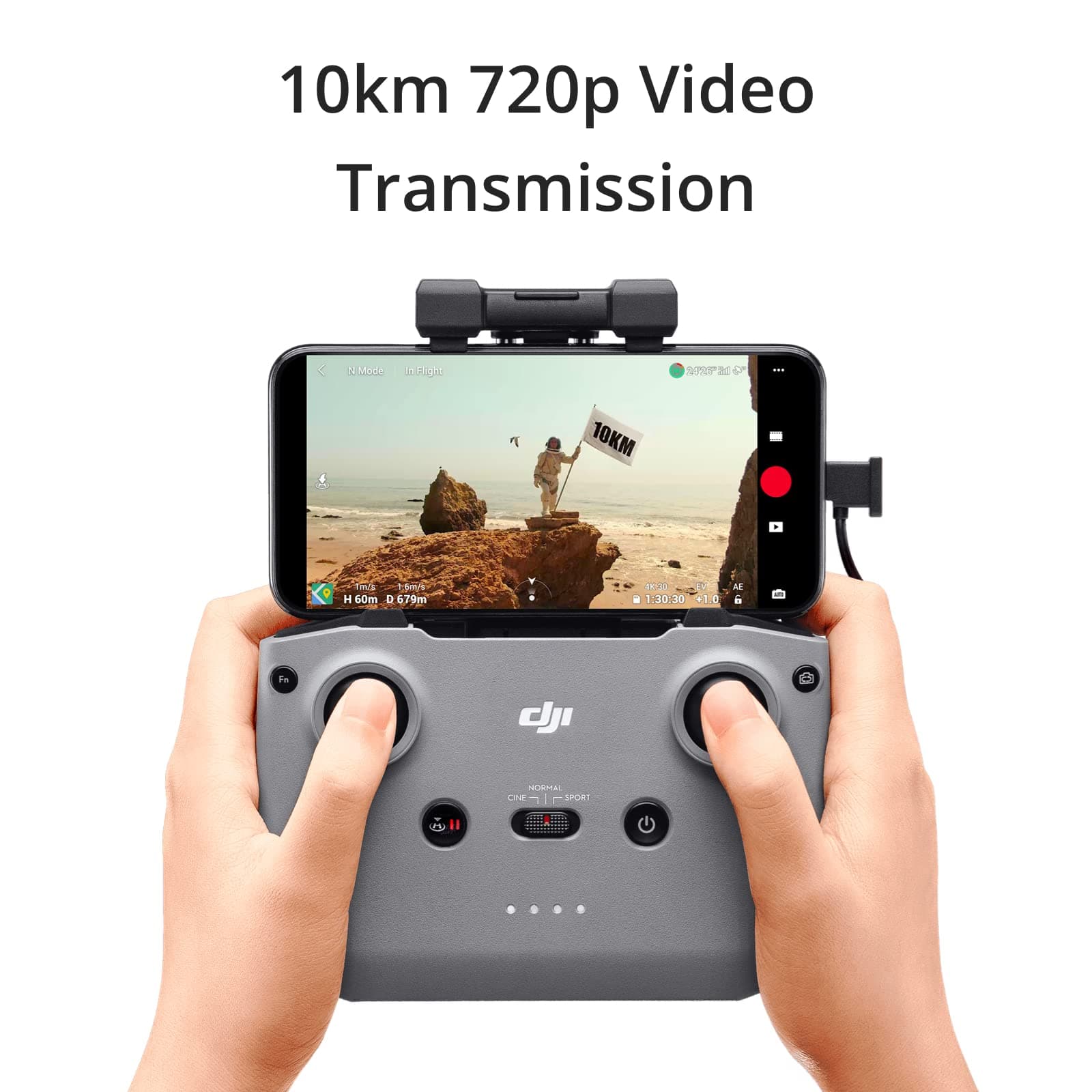 DJI Mini 2 Fly More Combo – Ultralight Foldable Drone, 3-Axis Gimbal with 4K Camera, 12MP Photos, 31 Mins Flight Time, OcuSync 2.0 10km HD Video Transmission, QuickShots, Gray (CP.MA.00000306.01) - Image 5