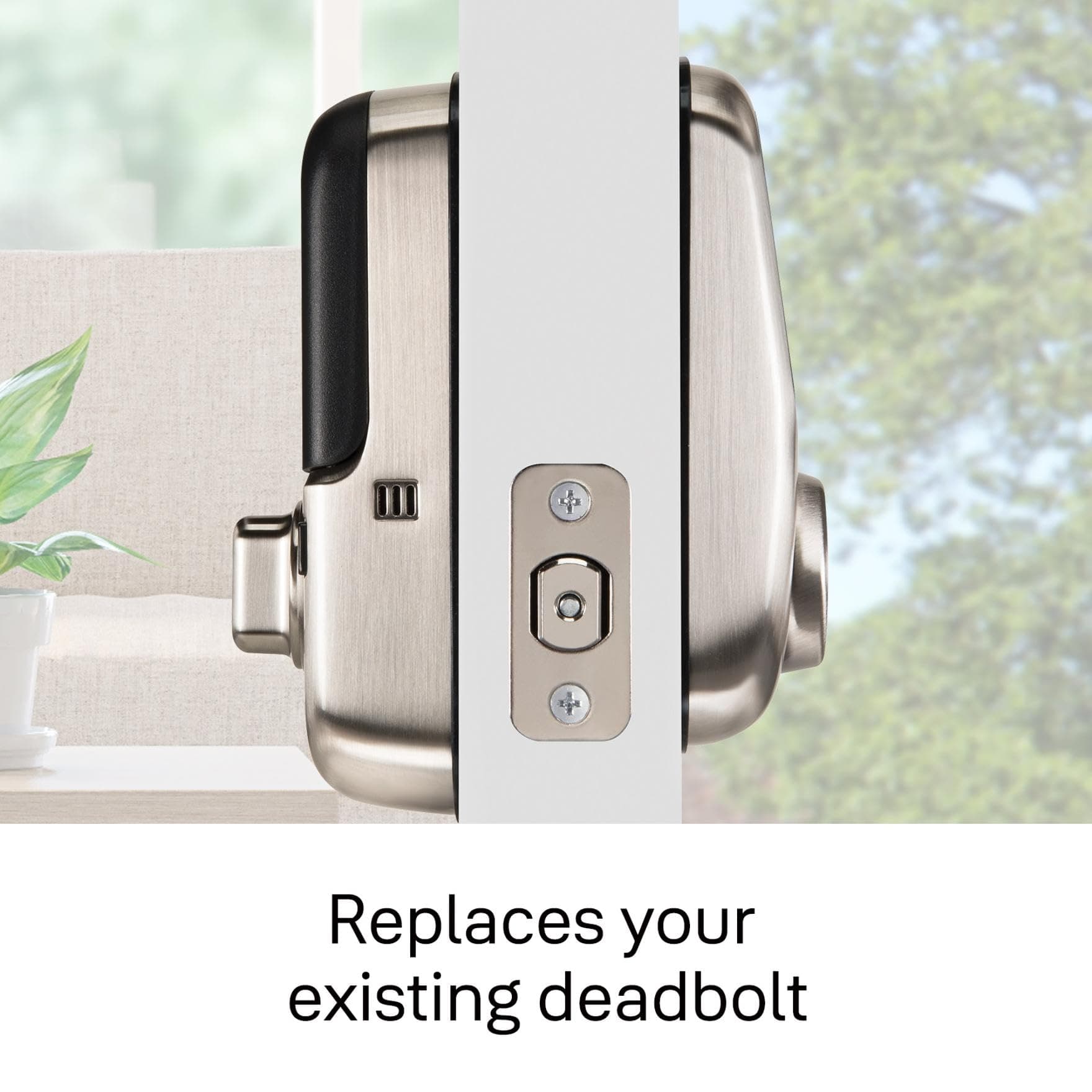 Yale Security Assure Lock Deadbolt, Satin Nickel Wi-Fi Connected Smart Lock with Back-Up Key and Digital Touchscreen Keypad for Code Entry and Remote Access, ‎YRD226-CBA-619 - Image 2