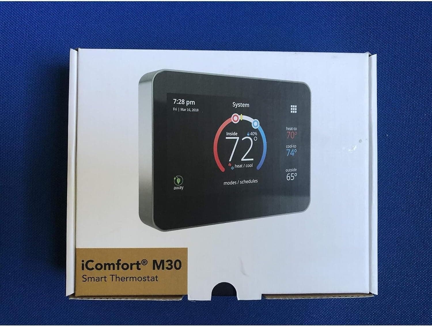 Lennox M30 Touchscreen Smart Wi-Fi Programmable Alexa-Enabled Communicating Remote Access Universal 4 STG Heat/2 Stage Cooling Thermostat, (Model. 15Z69) Easy Install - Image 3