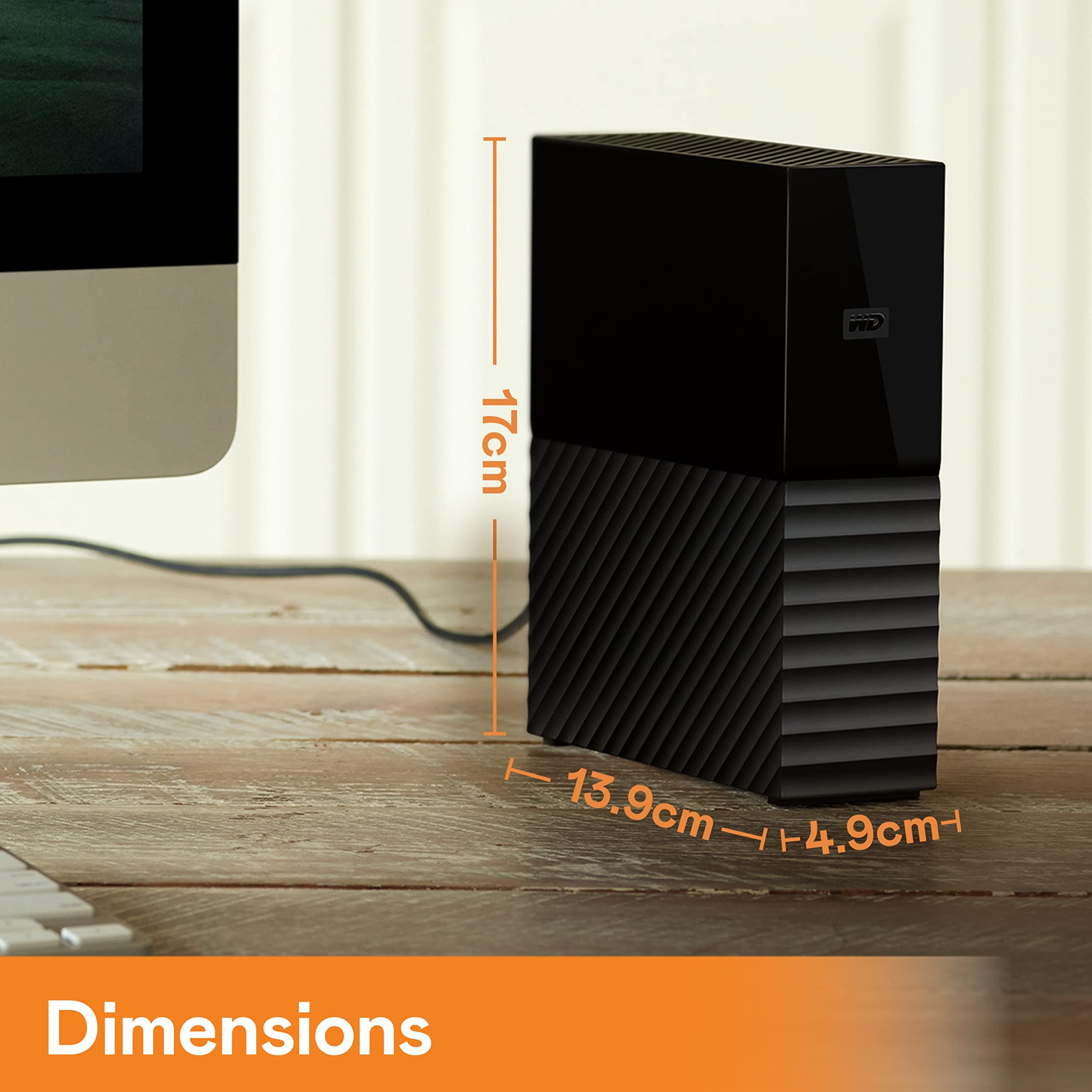 WD 16TB My Book Desktop External Hard Drive, USB 3.0, External HDD with Password Protection and Backup Software - WDBBGB0160HBK-NESN - Image 2