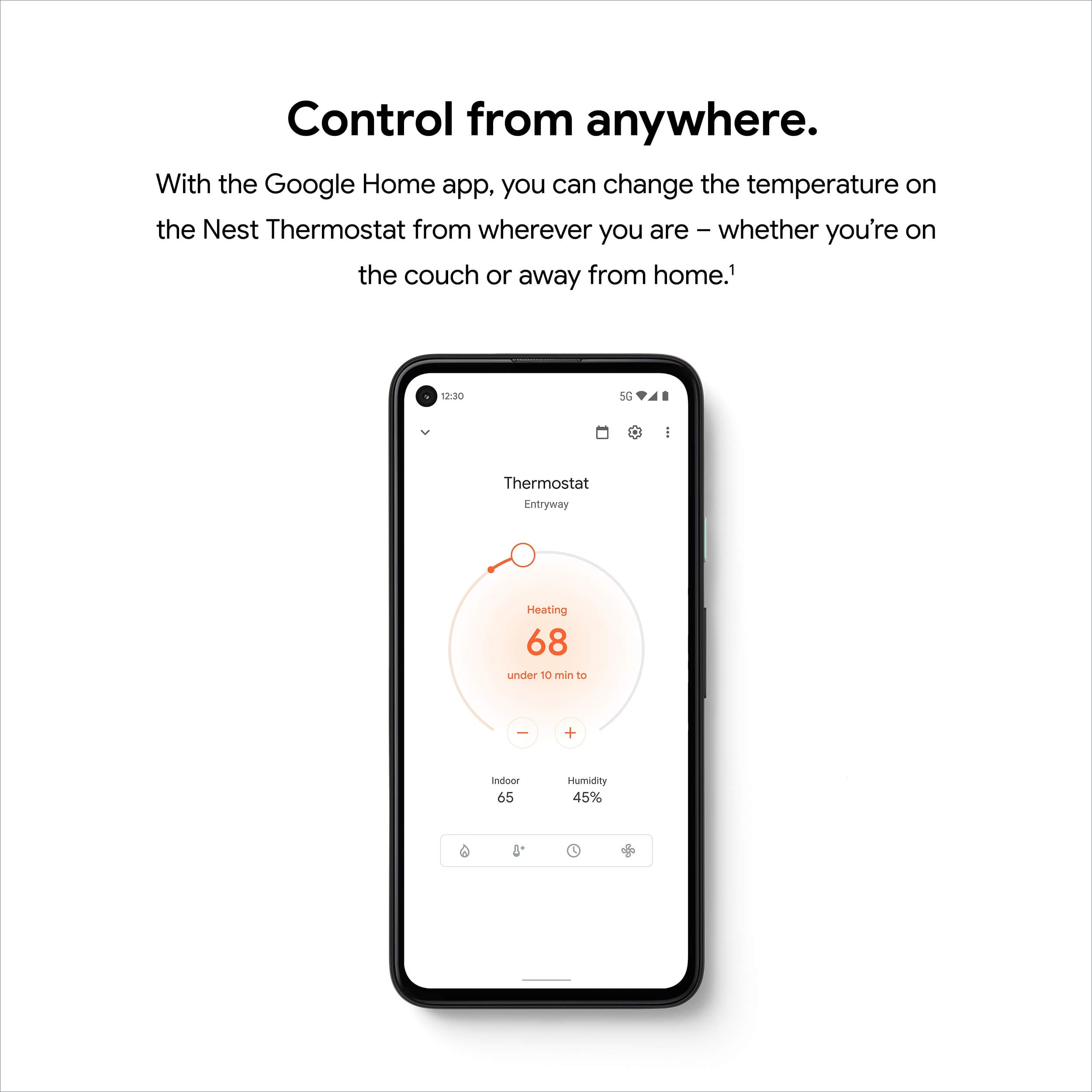 Google Nest Thermostat - Smart Thermostat for Home - Programmable Wifi Thermostat - Sand - Image 5