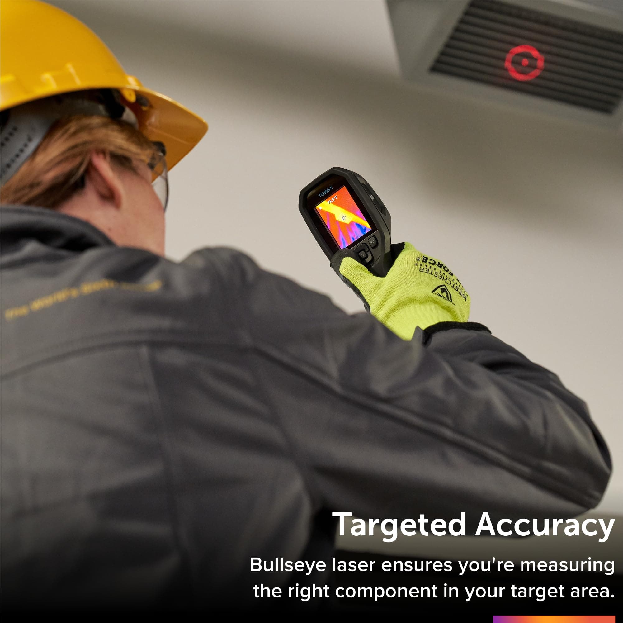 FLIR TG297 Thermal Imaging Camera with Bullseye Laser: Industrial Infrared Camera for High-Temp Applications - Image 5