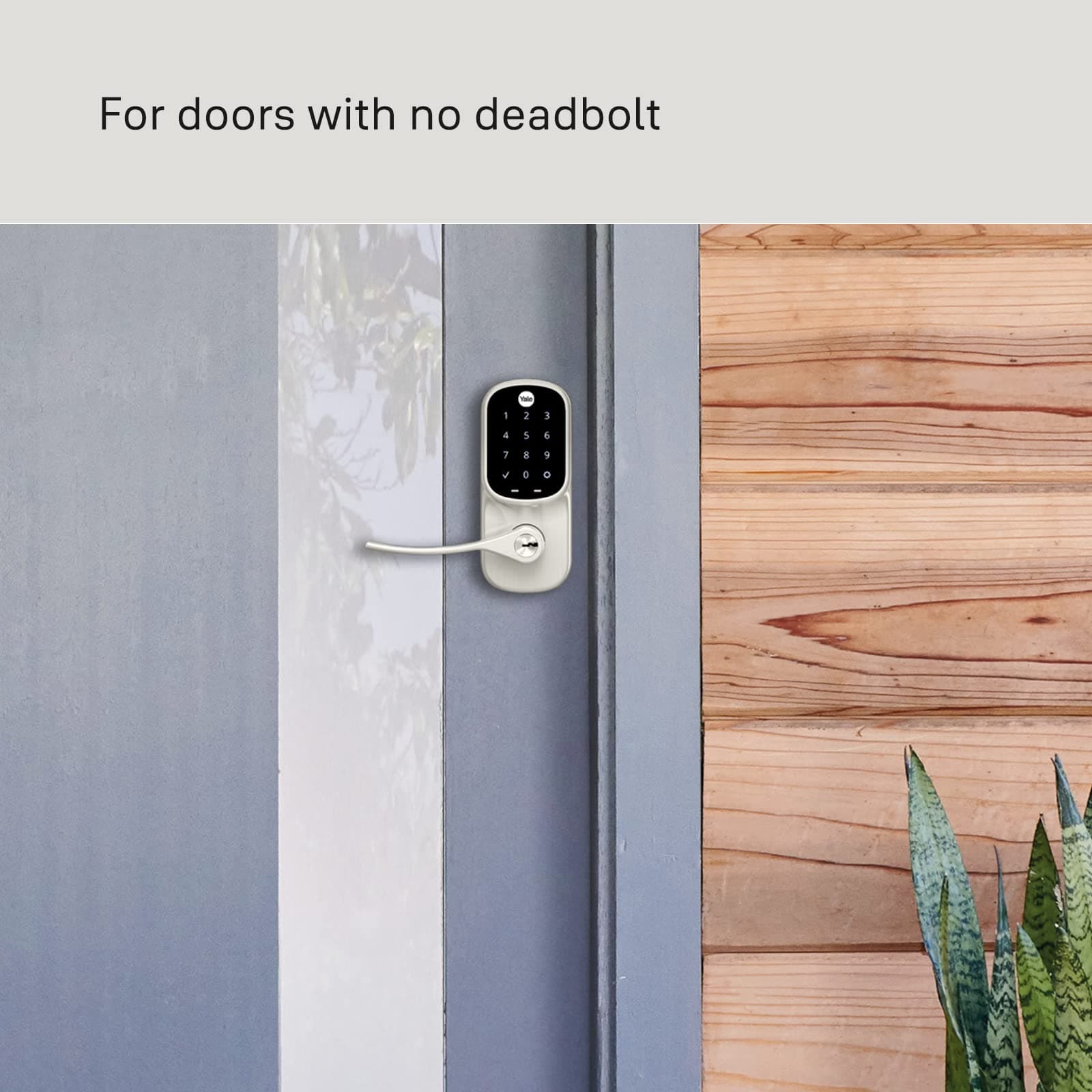 Yale Assure Lever Entry Door Handle with Wi-Fi Connected Physical Keypad, Black Suede Smart Door Lock with Handle, Back-Up Key, ‎YRL216-WF1-BSP - Image 7