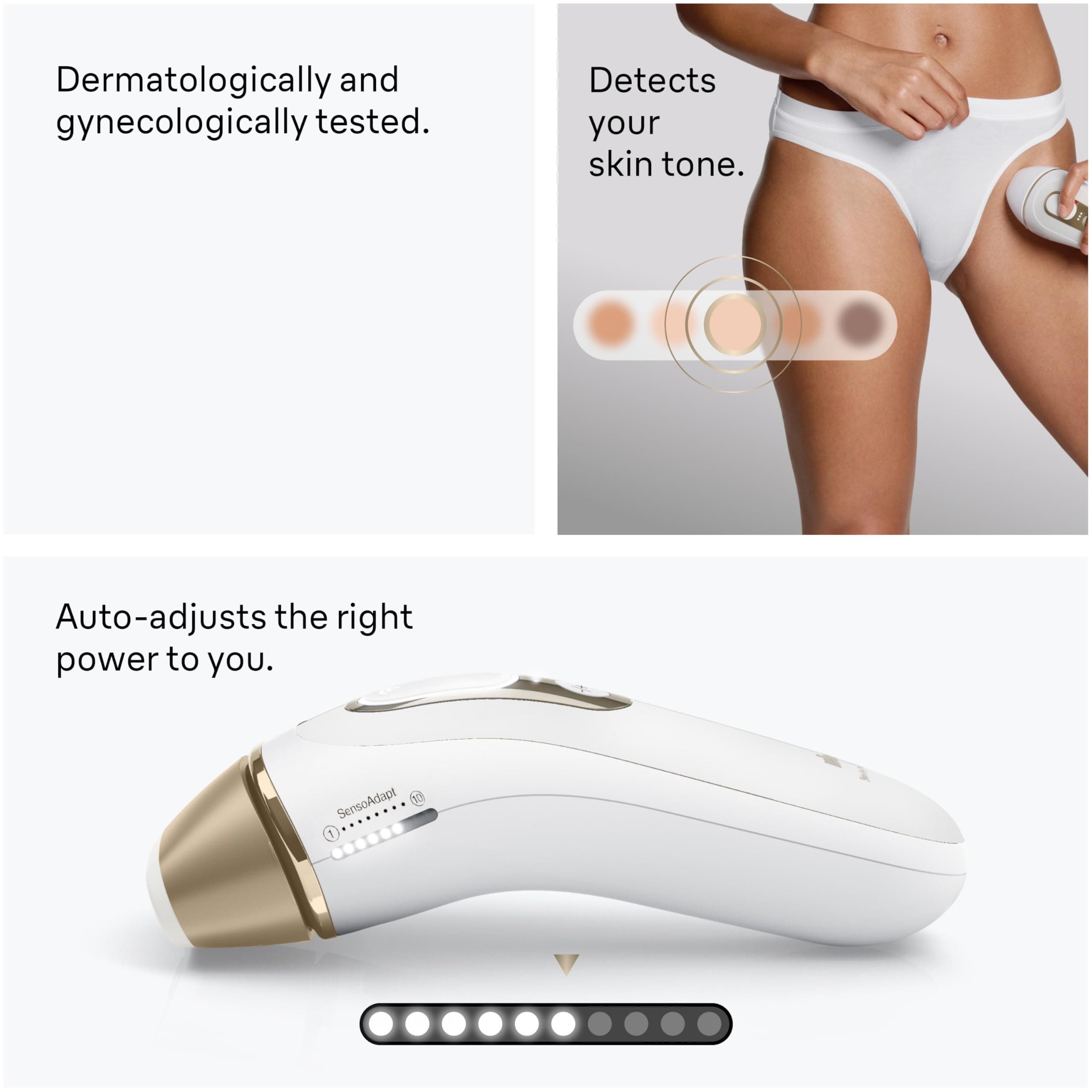 Braun IPL, Silk·Expert Pro 5, IPL Hair Removal for Women and Men, Permanent Laser Hair Reduction At-Home, 2 Heads, Pouch, IPL5137 - Image 6